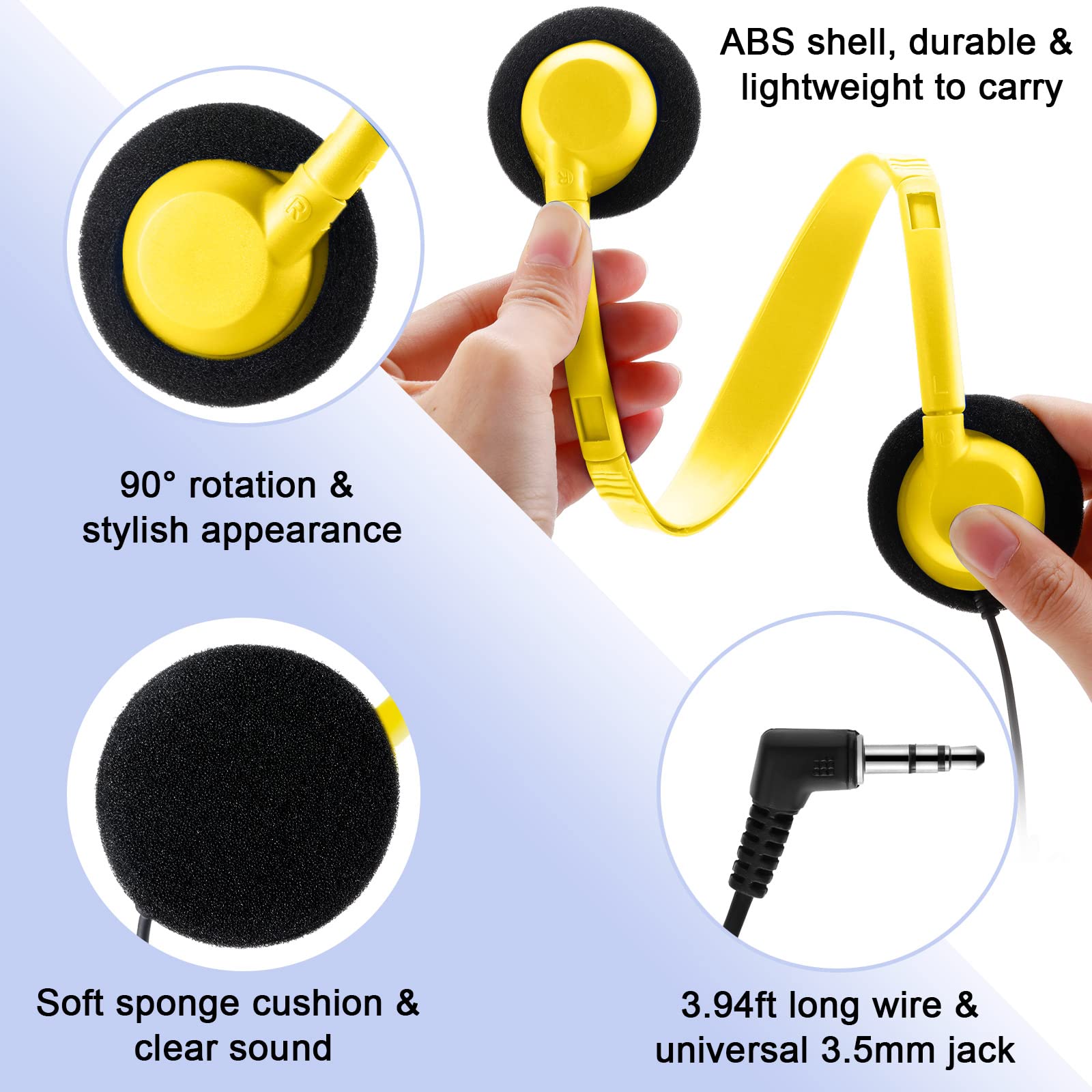Foto 4 pulgar | Paquete De 30 Auriculares Yunsailing Para Niños, Estudiantes Y Escuelas - Venta Internacional.