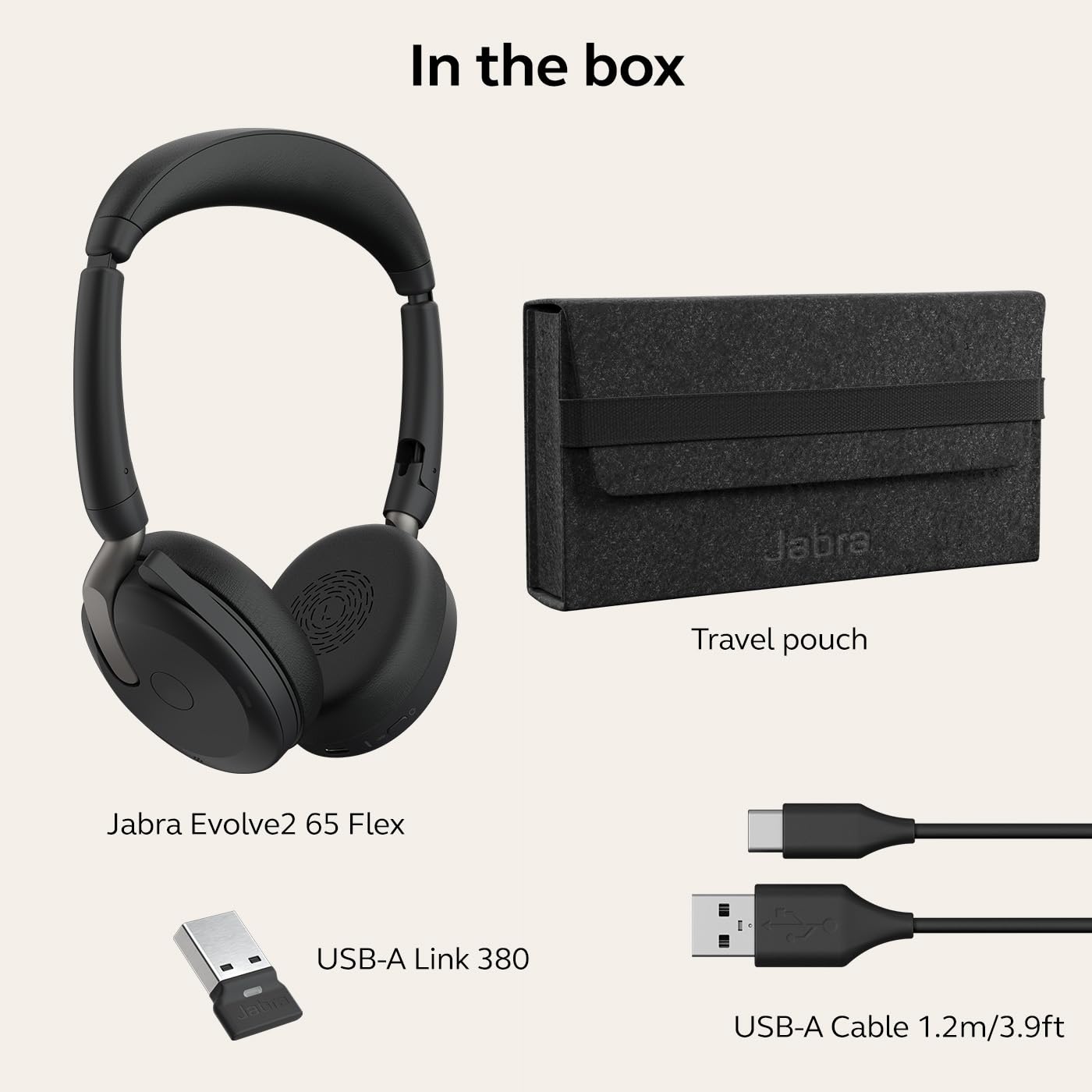 Foto 7 pulgar | Auriculares Estéreo Inalámbricos Jabra Evolve2 65 Flex Con Bluetooth - Venta Internacional.