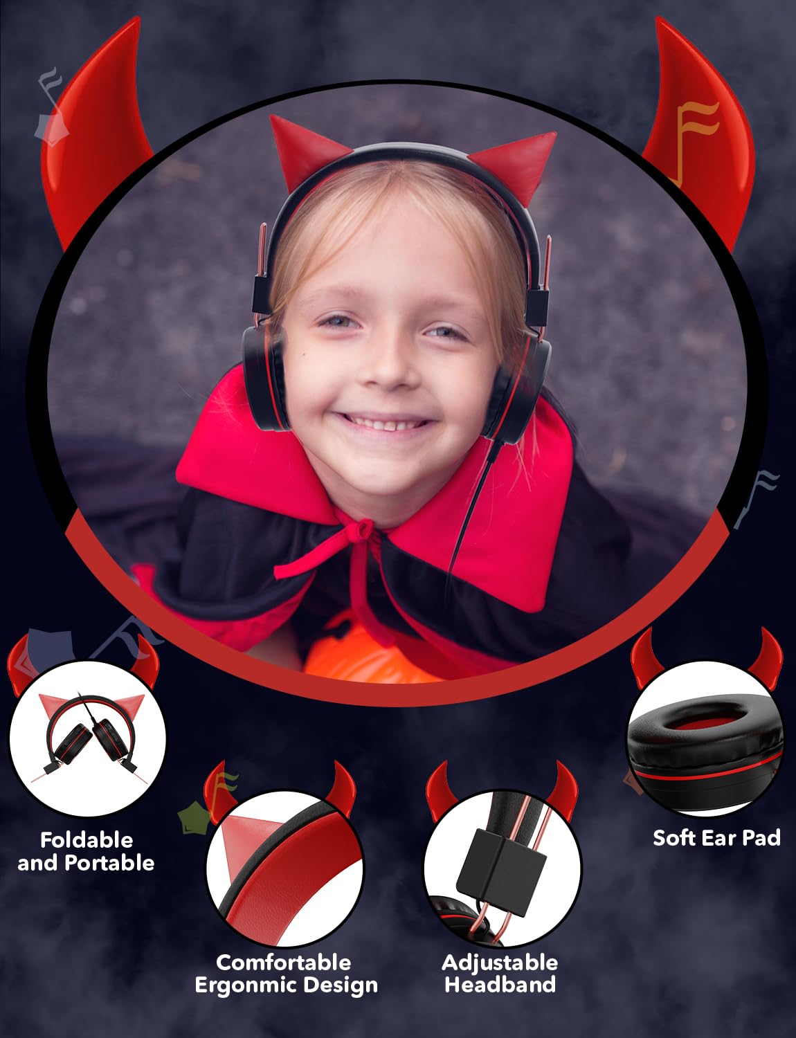 Foto 4 pulgar | Auriculares Simjar Cat Ear Kids Para Uso Diario/escolar Con Cable - Venta Internacional.