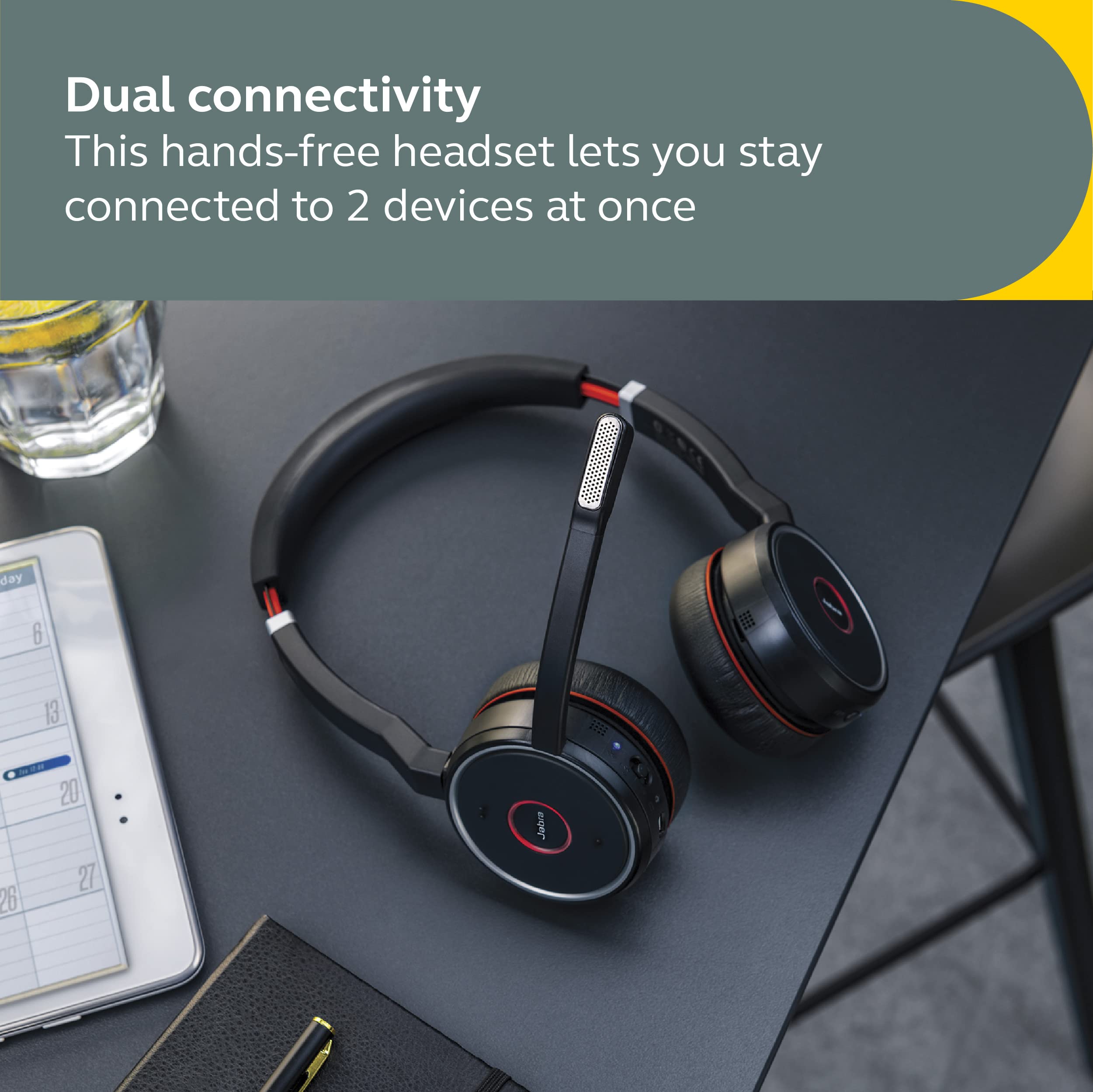 Foto 6 pulgar | Auriculares Bluetooth Jabra Evolve 75 Se Con Micrófono Con Cancelación De Ruido - Venta Internacional.