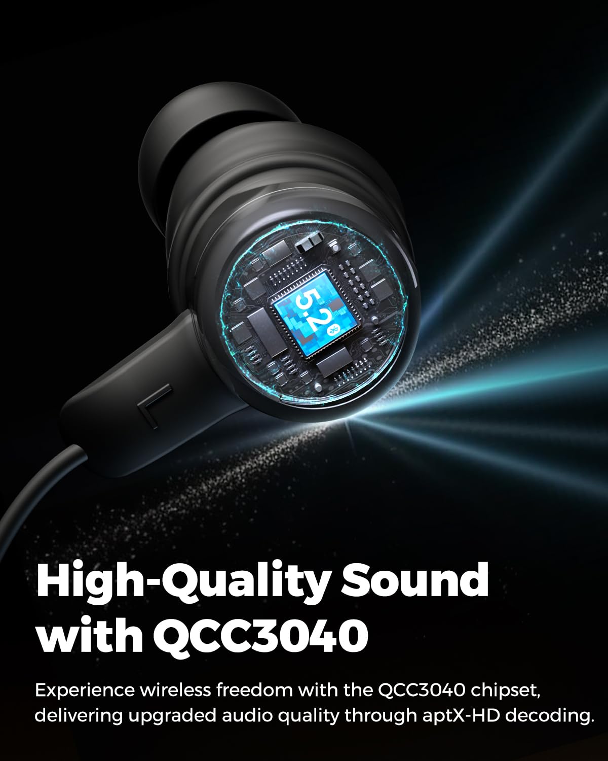 Foto 4 pulgar | Auriculares Inalámbricos Soundpeats Q35 Hd+ Bluetooth 5.2 Neckband - Venta Internacional.