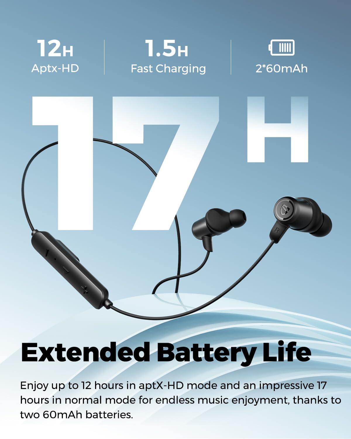 Foto 6 pulgar | Auriculares Inalámbricos Soundpeats Q35 Hd+ Bluetooth 5.2 Neckband - Venta Internacional.