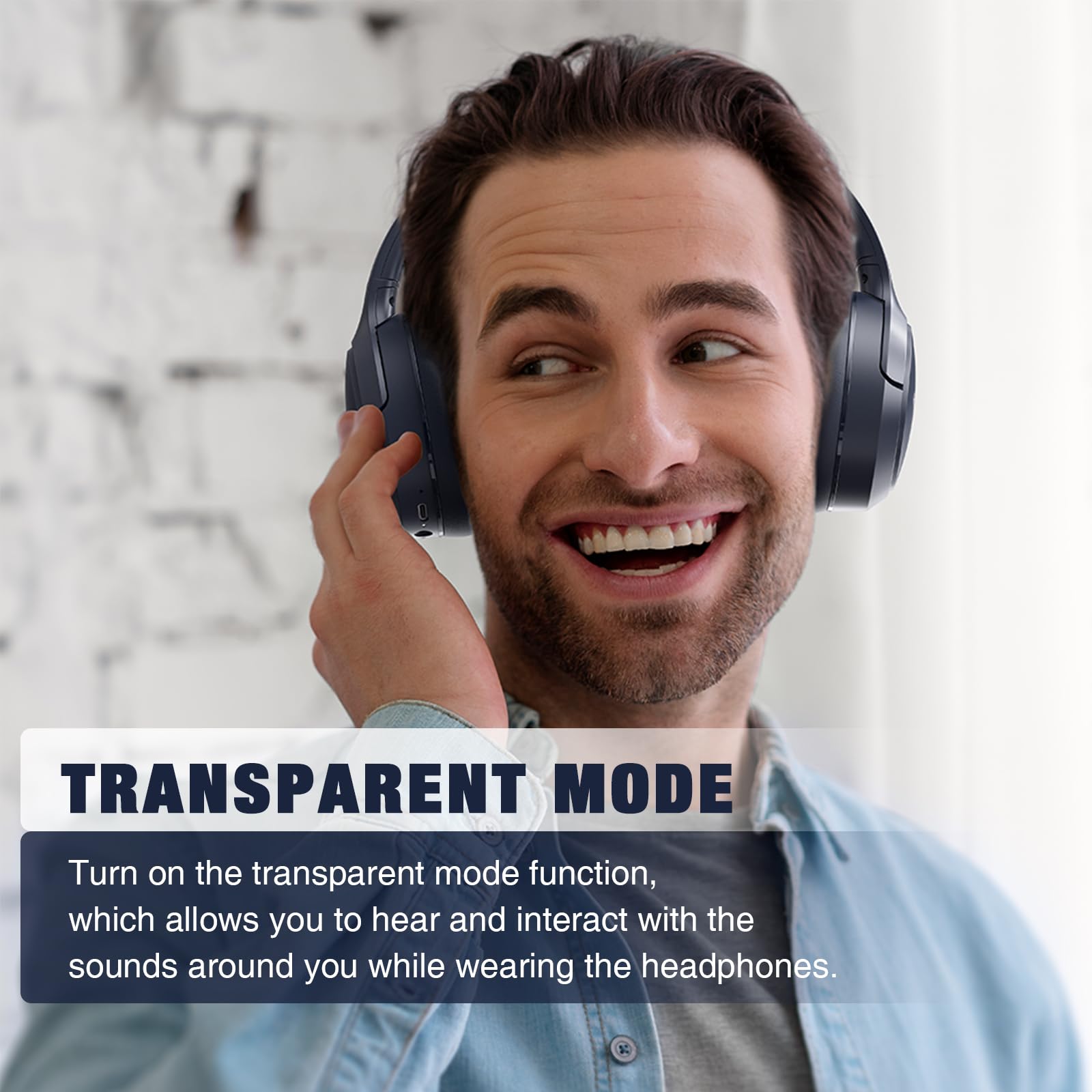 Foto 7 | Auriculares Runolim Hybrid Con Cancelación Activa De Ruido, 65 Horas De Reproducción - Venta Internacional.