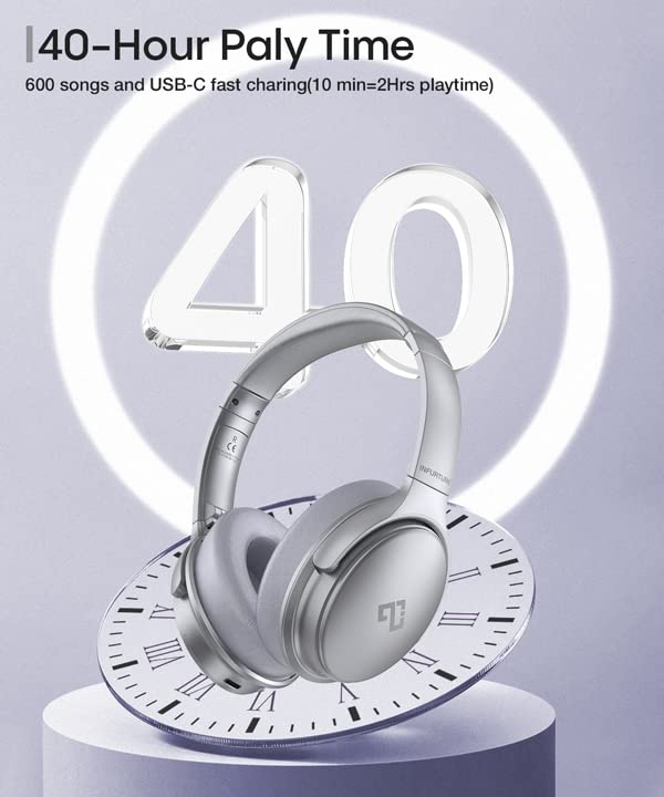Foto 7 pulgar | Auriculares Infurture H1 Con Cancelación Activa De Ruido Bluetooth 5.0 - Venta Internacional.