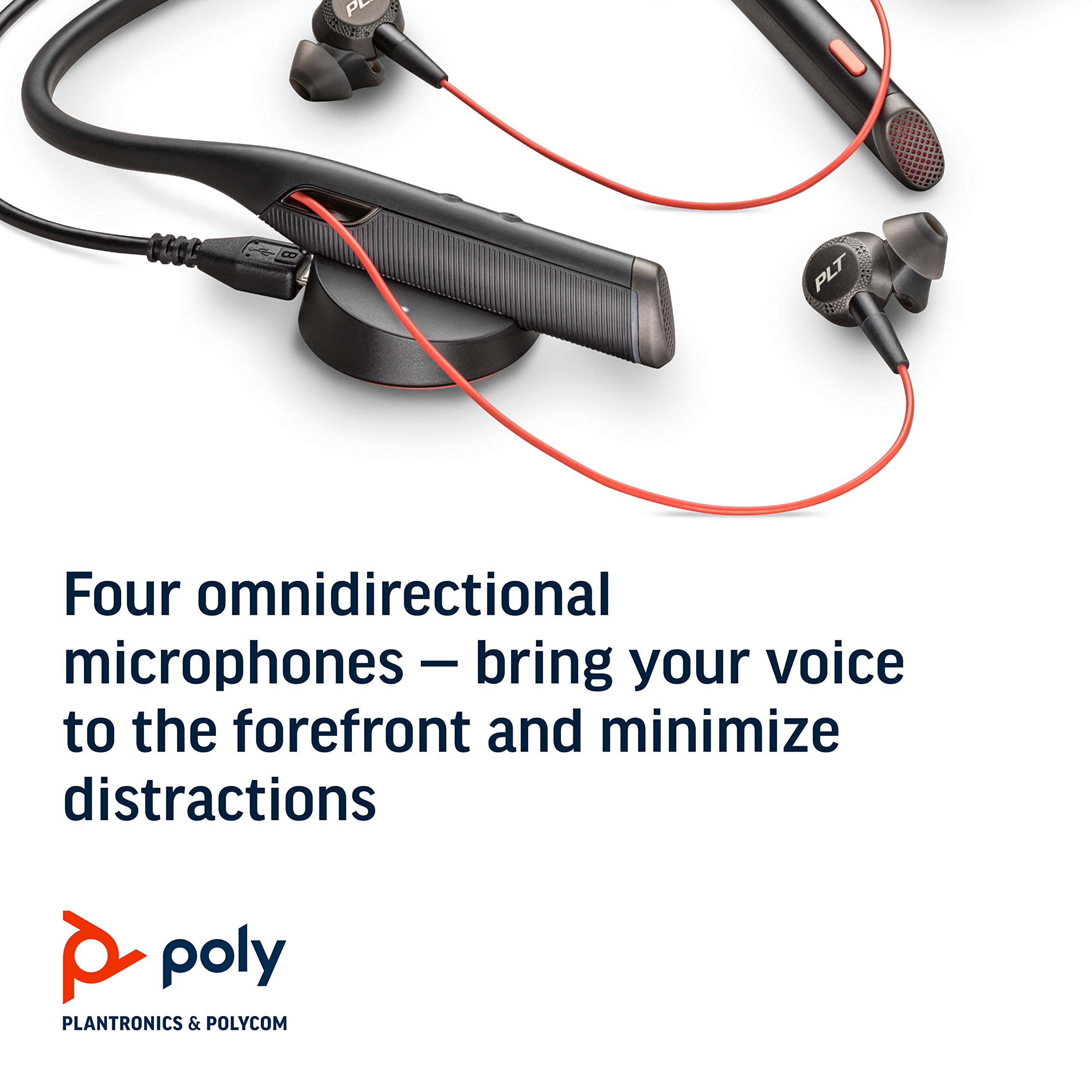 Foto 5 pulgar | Auriculares Plantronics Poly Voyager 6200 Uc B6200 Black Ww - Venta Internacional.