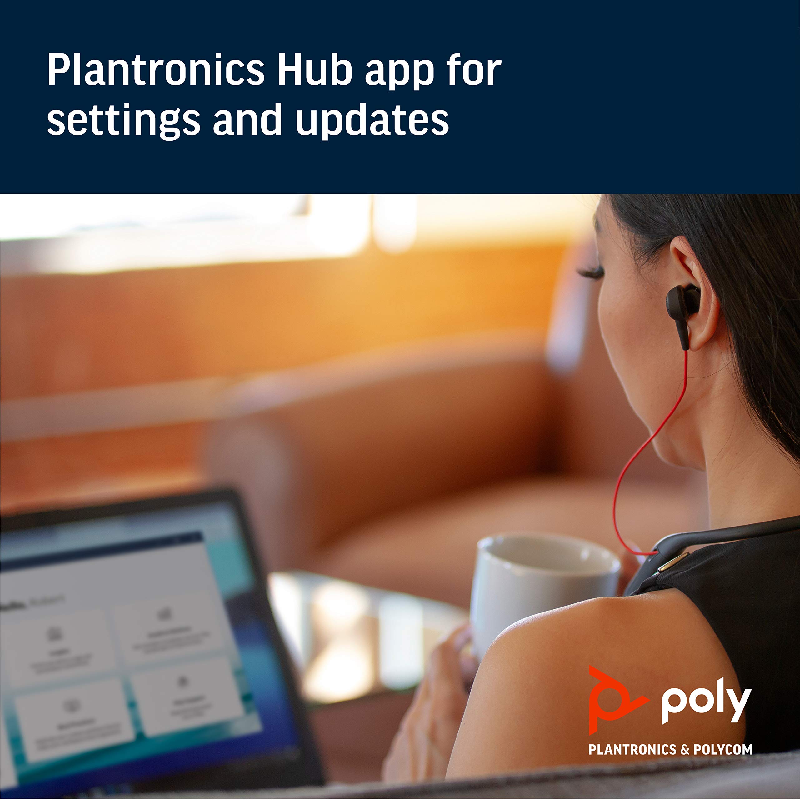 Foto 8 pulgar | Auriculares Plantronics Poly Voyager 6200 Uc B6200 Black Ww - Venta Internacional.