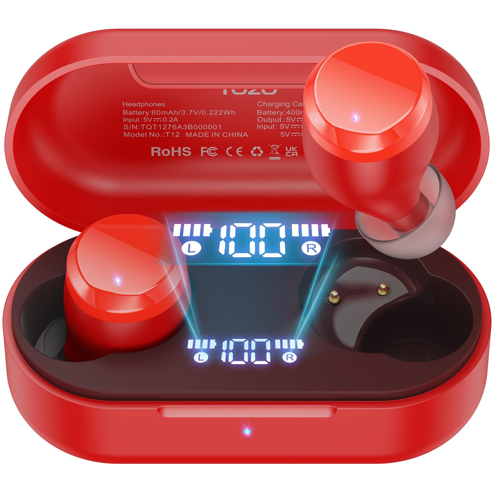 Foto 1 | Auriculares Inalámbricos Tozo T12 Compact Ergonomic Bluetooth 5.3 - Venta Internacional.