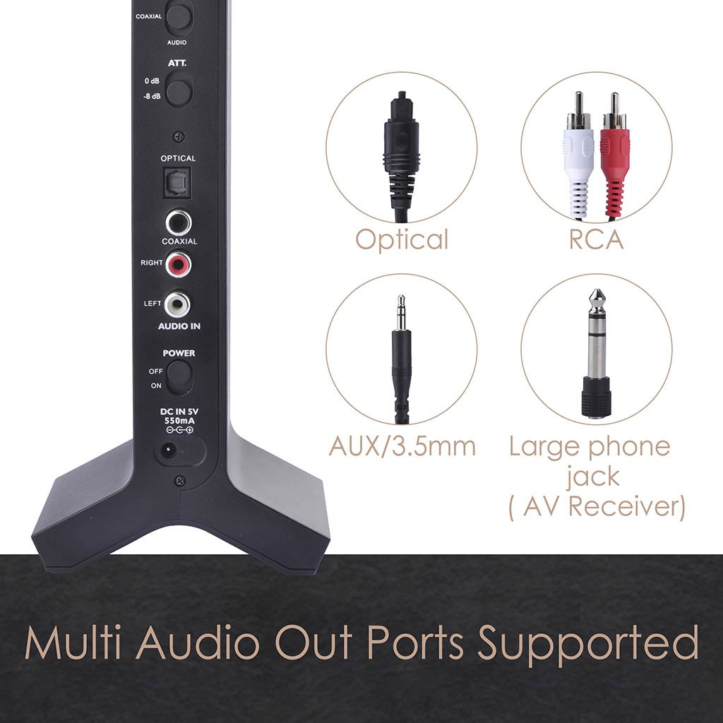 Foto 6 pulgar | Auriculares Inalámbricos Avantree Ht280 Para Tv Con Transmisor - Venta Internacional.