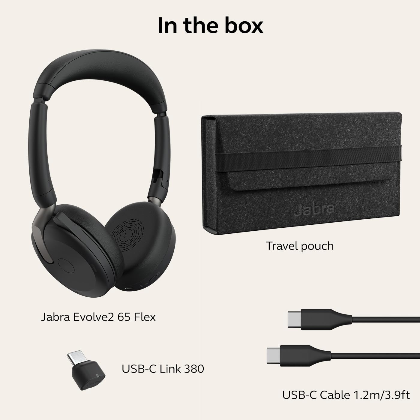 Foto 7 pulgar | Auriculares Estéreo Inalámbricos Jabra Evolve2 65 Flex Con Bluetooth - Venta Internacional.