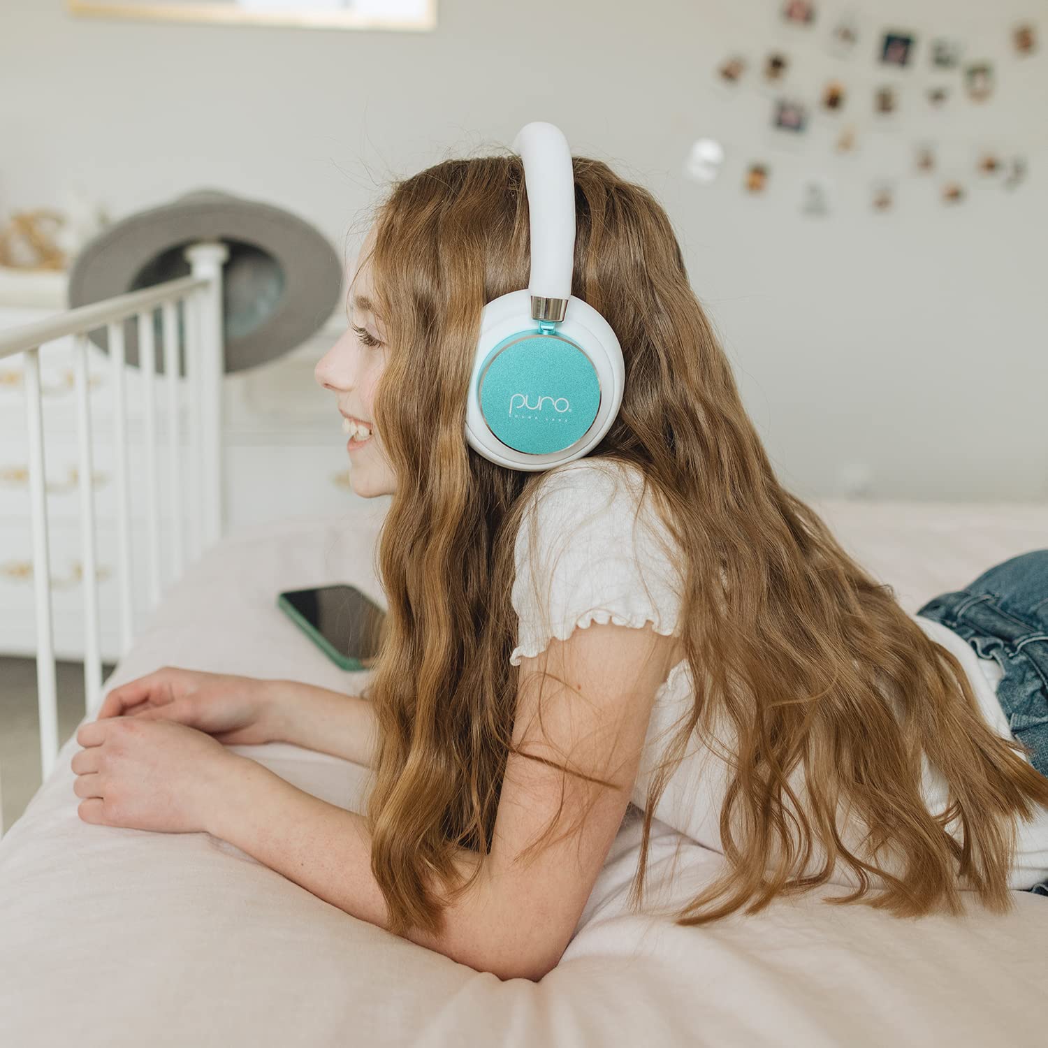 Foto 7 pulgar | Auriculares Bluetooth Puro Sound Labs Bt2200s Plus Para Niños, Color Verde Azulado - Venta Internacional.