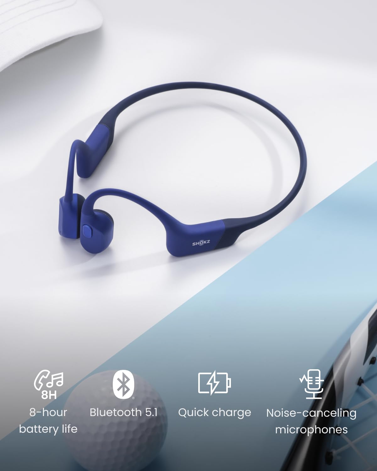 Foto 3 pulgar | Auriculares Deportivos Bluetooth Shokz Openrun Mini Impermeables - Venta Internacional.