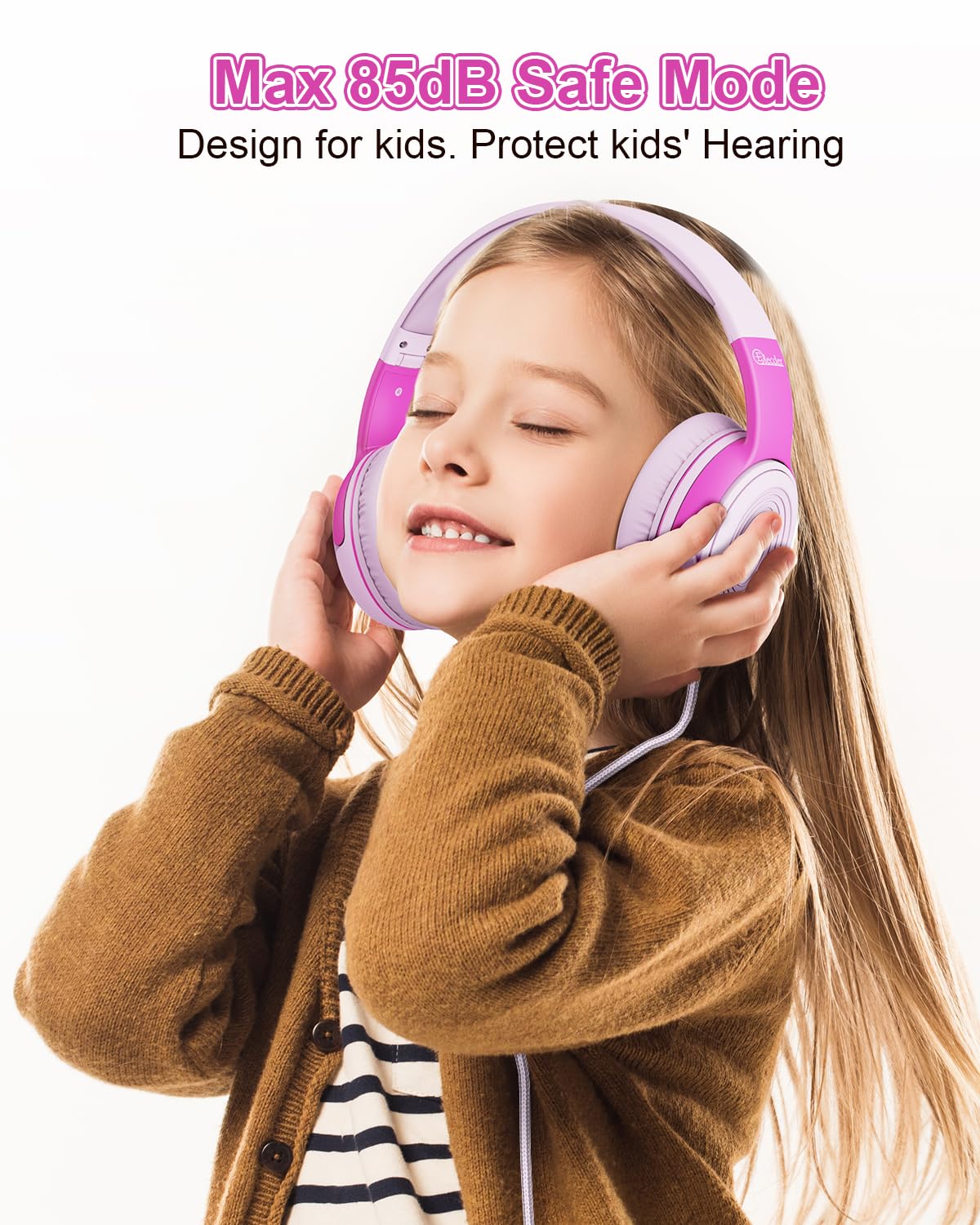 Foto 3 pulgar | Auriculares Elecder S8 Con Cable Para Niños Con Micrófono Rosa/rosa - Venta Internacional.