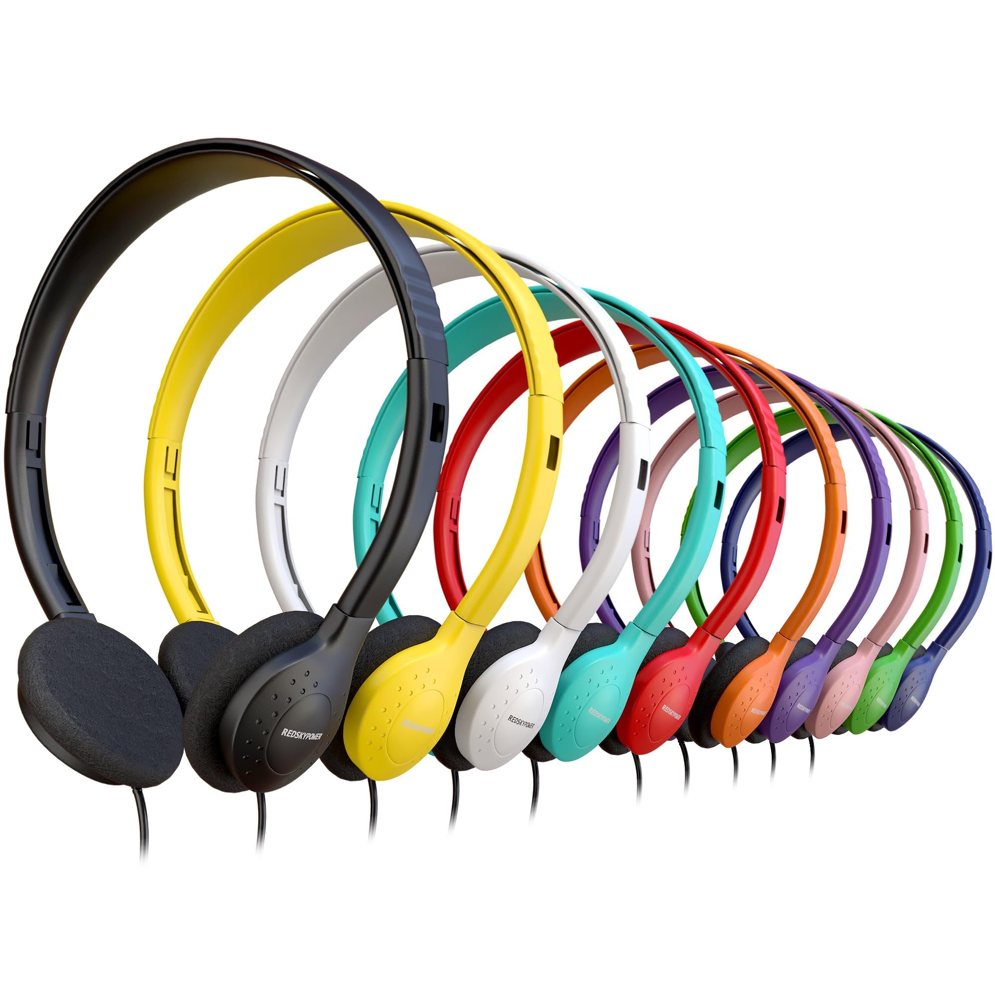 Auriculares Redskypower Con Cable Para Niños, Paquete De 10, Multicolor - Venta Internacional.