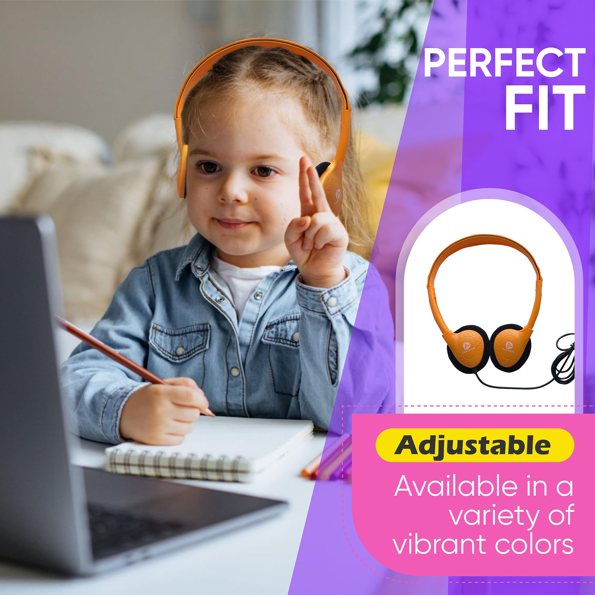 Foto 6 pulgar | Auriculares Redskypower Con Cable Para Niños, Paquete De 10, Multicolor - Venta Internacional.