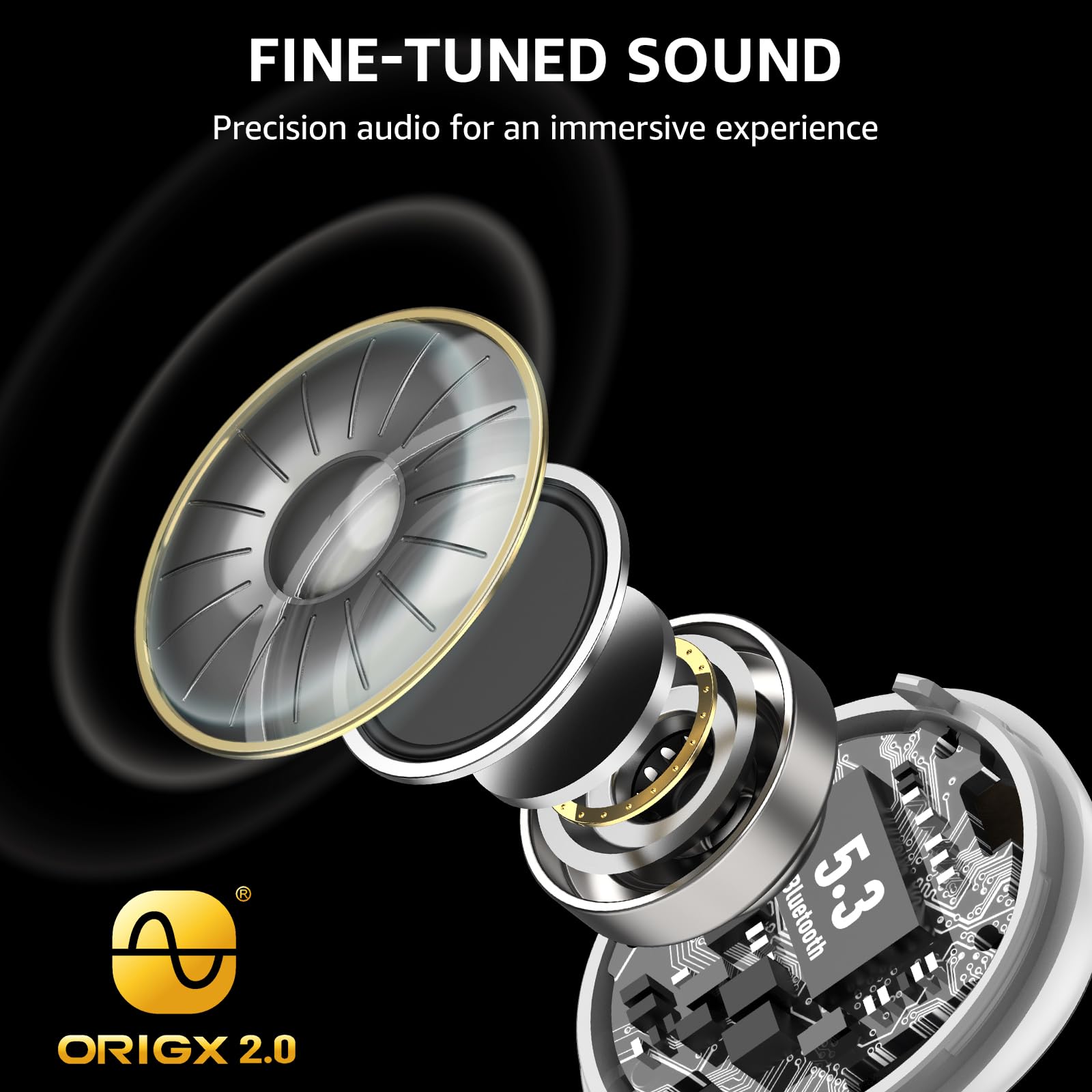 Foto 4 pulgar | Auriculares Inalámbricos Tozo T6 Ergonómicos Bluetooth 5.3 50 Horas De Reproducción - Venta Internacional.