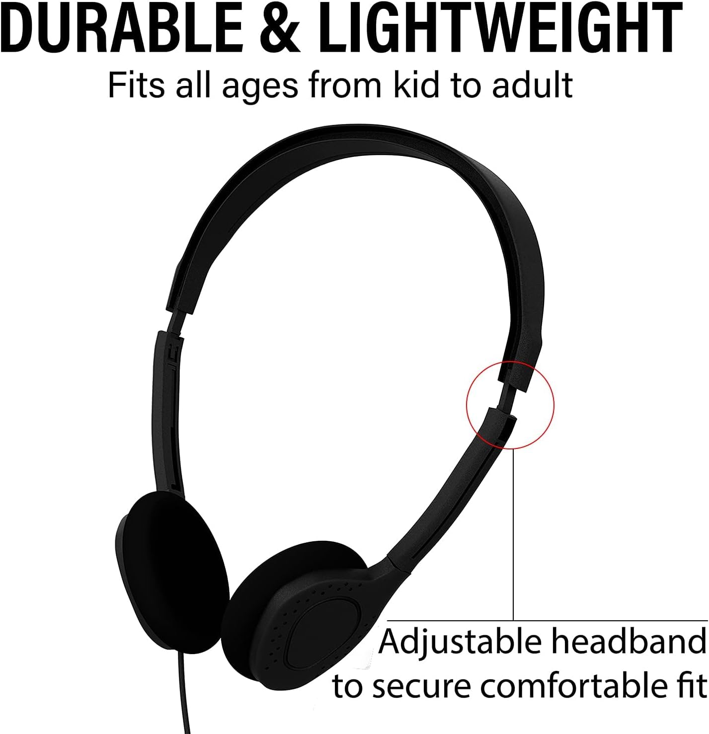 Foto 4 pulgar | Auriculares Maeline Bulk Classroom Student On Ear, Paquete De 10 - Venta Internacional.