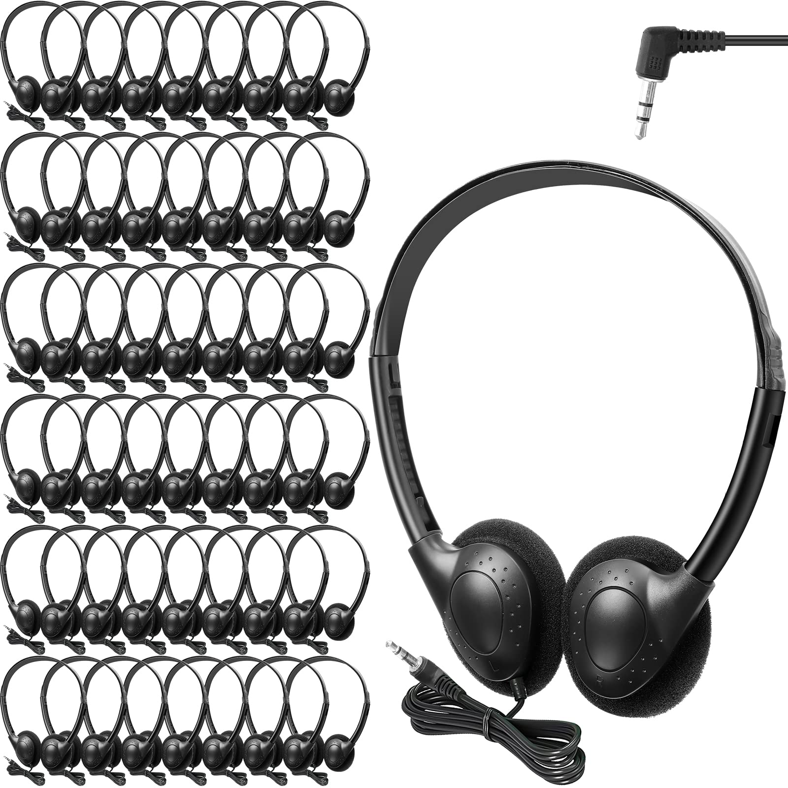 Foto 2 pulgar | Auriculares Estéreo Supraaurales Frienda Classroom Con Cable, Paquete De 48 - Venta Internacional.