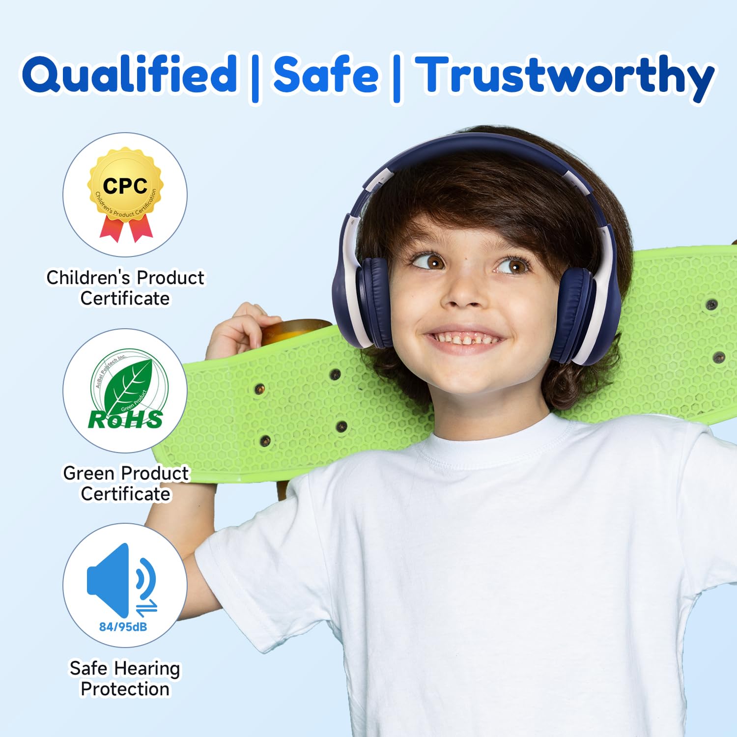 Foto 3 pulgar | Auriculares Bluetooth Earfun K2 Kids Con Límite De Volumen 40h - Venta Internacional.