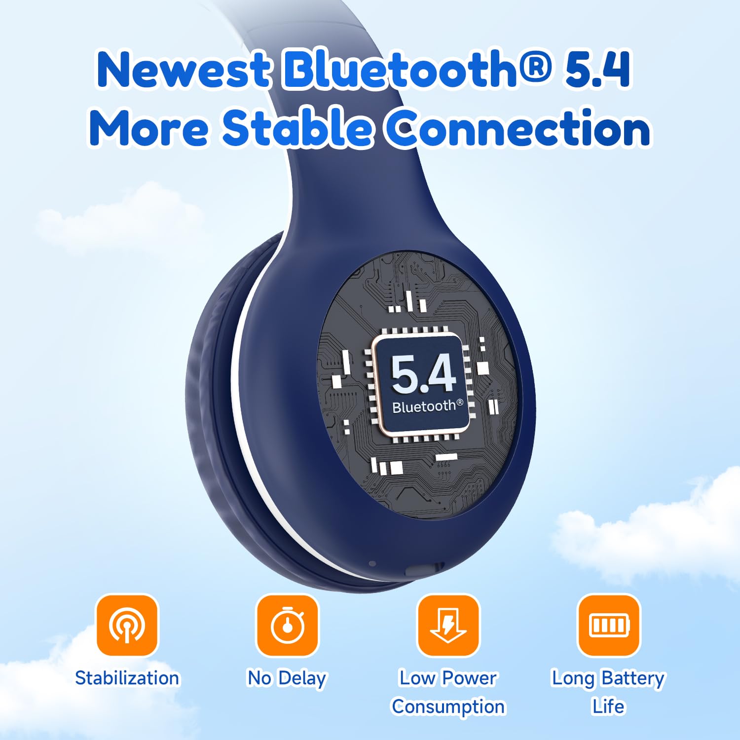 Foto 6 pulgar | Auriculares Bluetooth Earfun K2 Kids Con Límite De Volumen 40h - Venta Internacional.