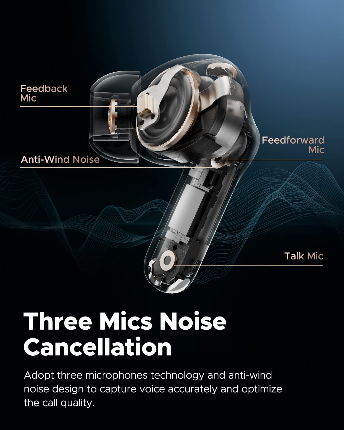 Foto 5 | Auriculares Inalámbricos Bluetooth 5.3 Soundpeats Capsule3 Pro - Venta Internacional.