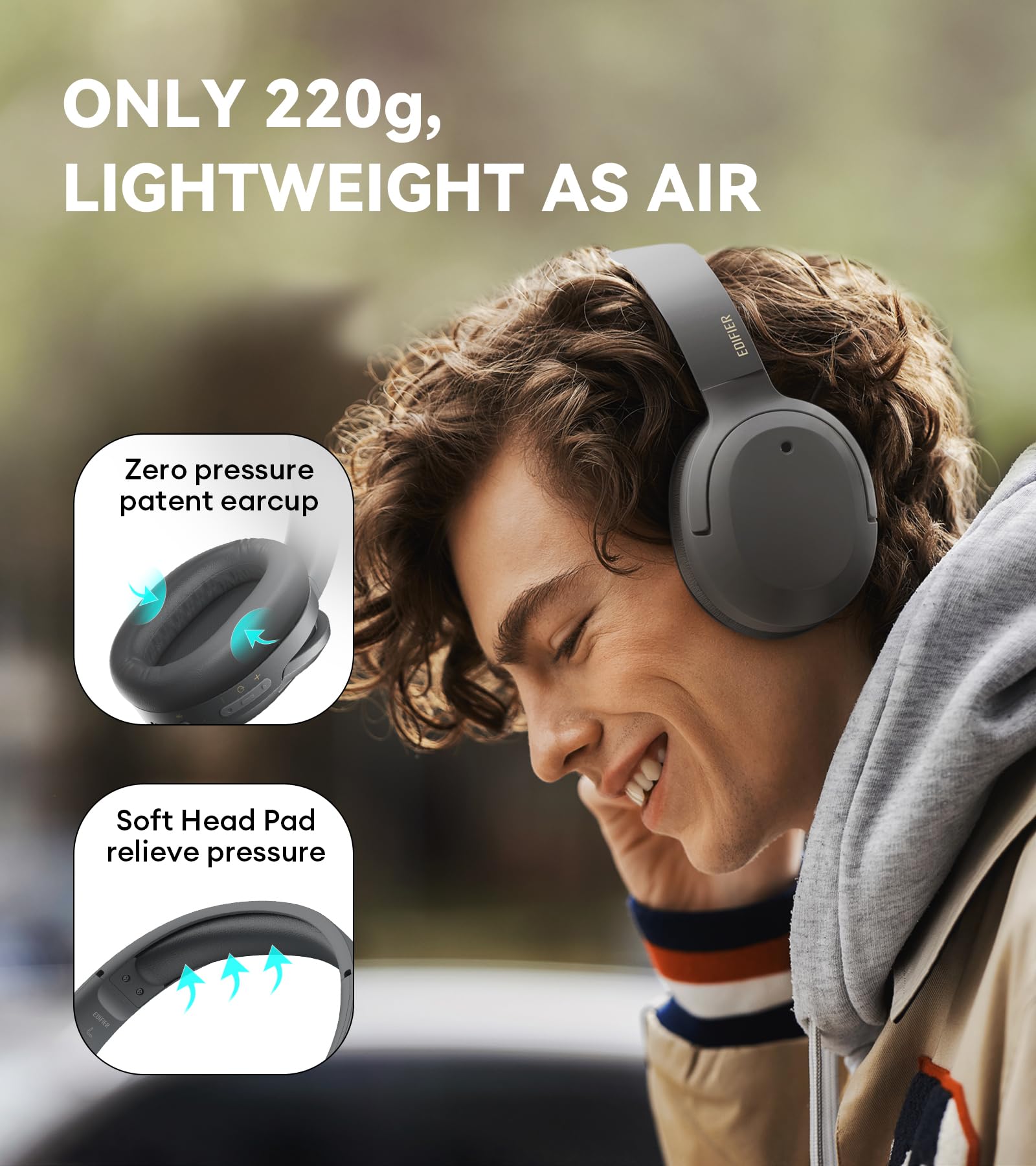 Foto 5 pulgar | Auriculares Edifier W820nb Plus Hybrid Con Cancelación Activa De Ruido - Venta Internacional.