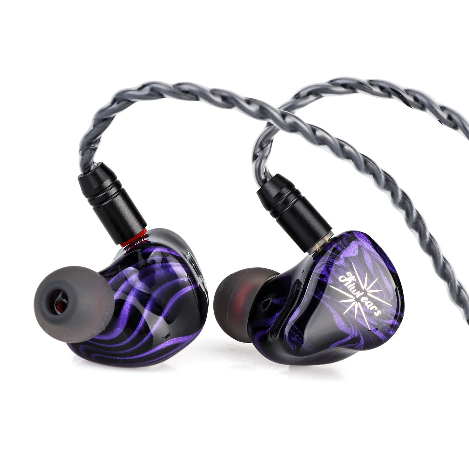 Monitor Intraural Linsoul Kiwi Ears Quartet 2dd+2ba Hybrid Purple - Venta Internacional.