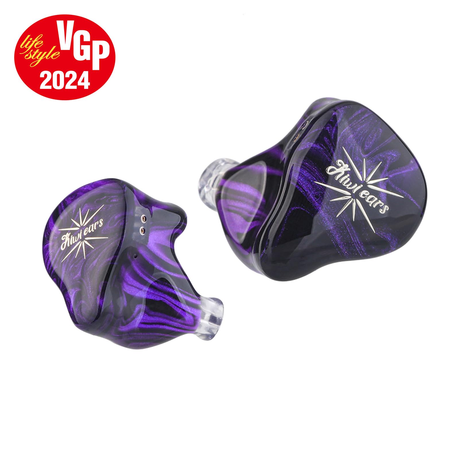 Foto 3 pulgar | Monitor Intraural Linsoul Kiwi Ears Quartet 2dd+2ba Hybrid Purple - Venta Internacional.