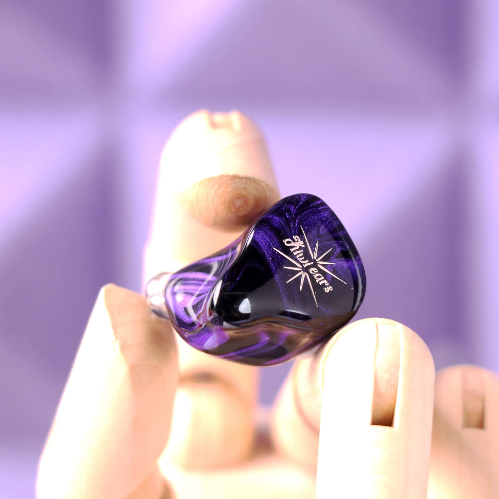 Foto 4 pulgar | Monitor Intraural Linsoul Kiwi Ears Quartet 2dd+2ba Hybrid Purple - Venta Internacional.