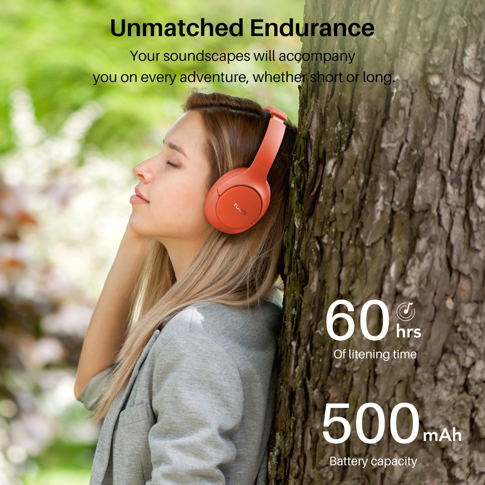 Foto 6 pulgar | Auriculares Tozo Ht2 Hybrid Con Cancelación Activa De Ruido Rojos - Venta Internacional.