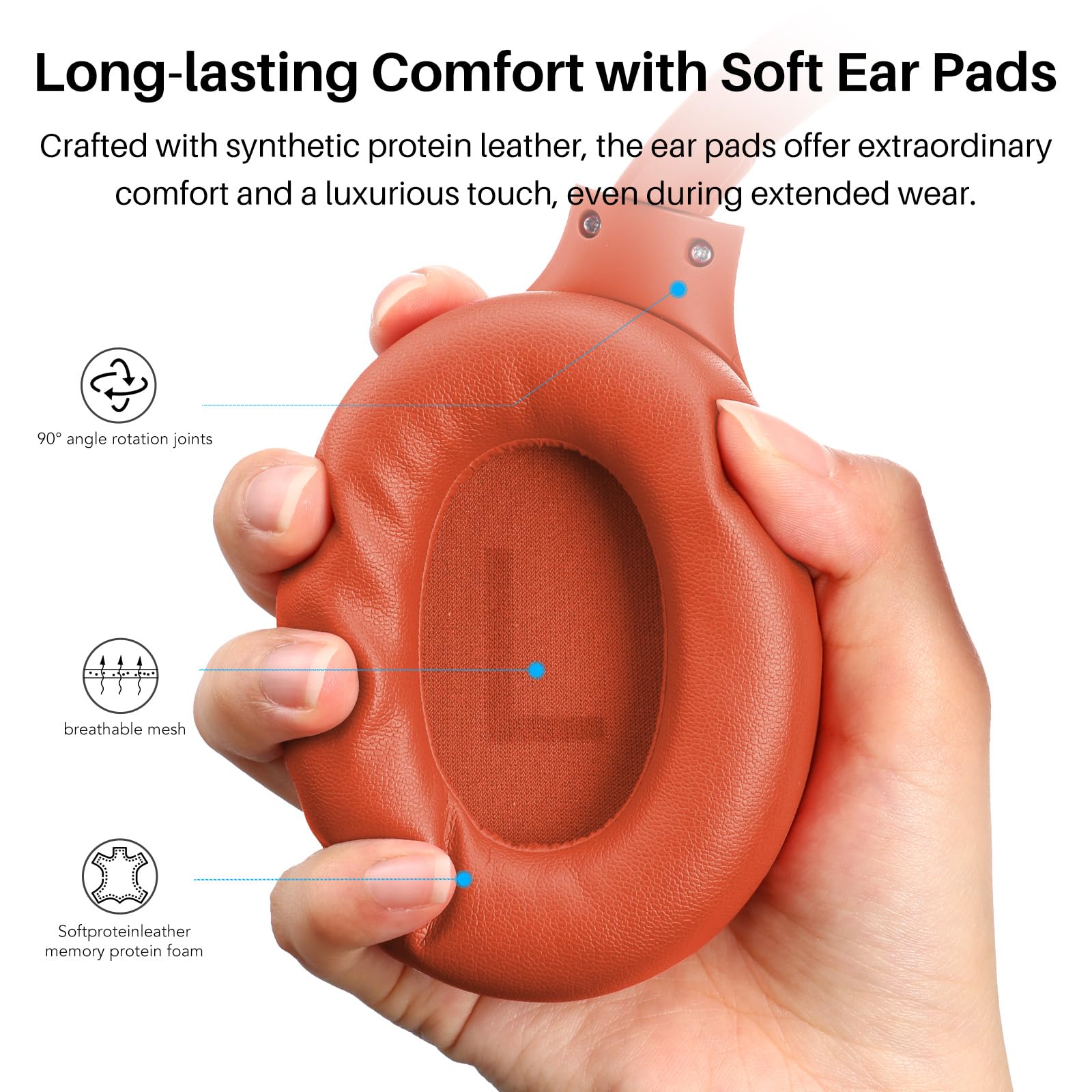 Foto 7 | Auriculares Tozo Ht2 Hybrid Con Cancelación Activa De Ruido Rojos - Venta Internacional.