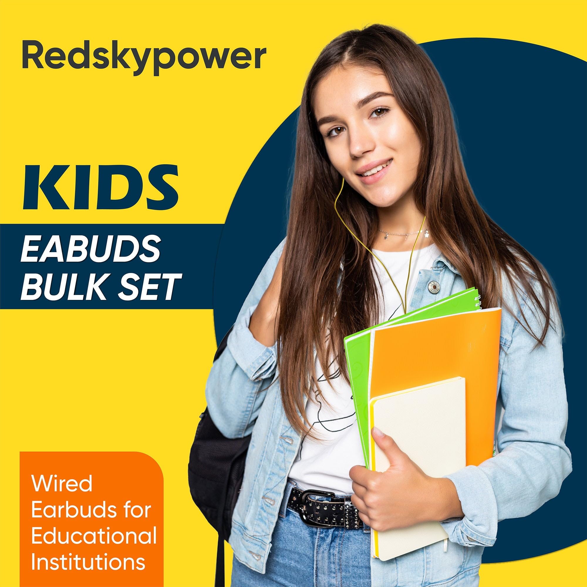 Foto 3 pulgar | Auriculares Redskypower Con Cable Para Niños, Paquete De 10, Multicolor - Venta Internacional.