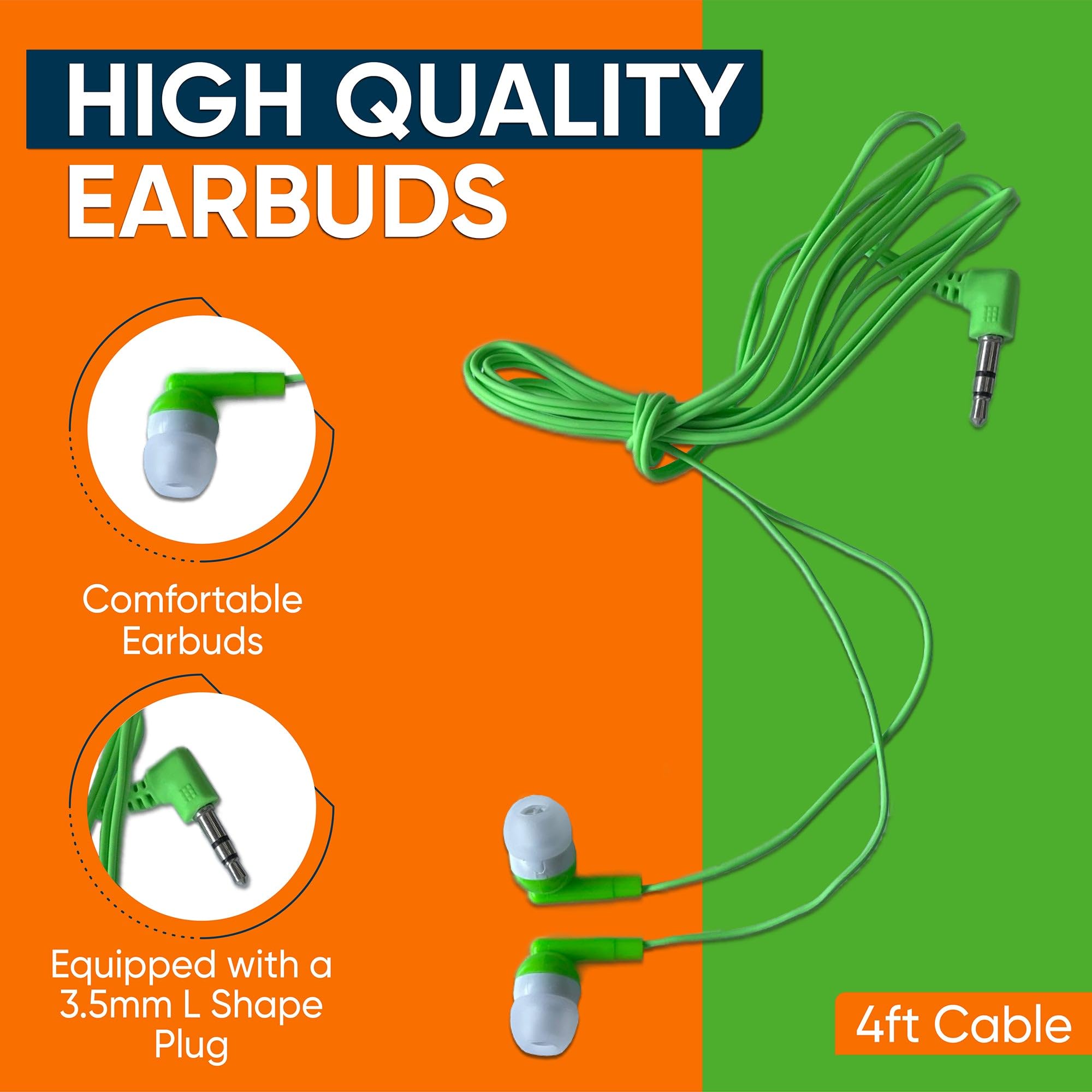 Foto 4 pulgar | Auriculares Redskypower Con Cable Para Niños, Paquete De 10, Multicolor - Venta Internacional.