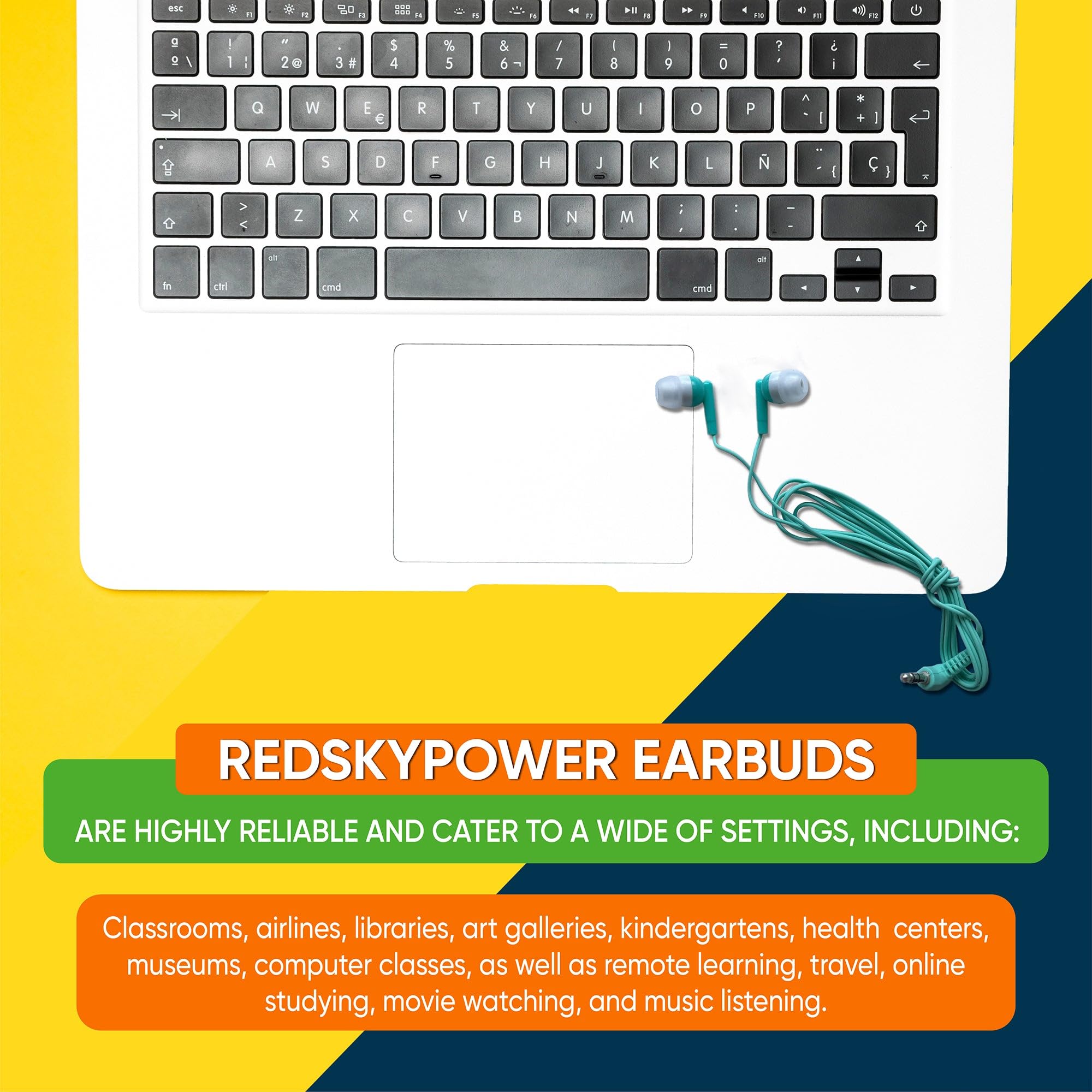 Foto 6 pulgar | Auriculares Redskypower Con Cable Para Niños, Paquete De 10, Multicolor - Venta Internacional.