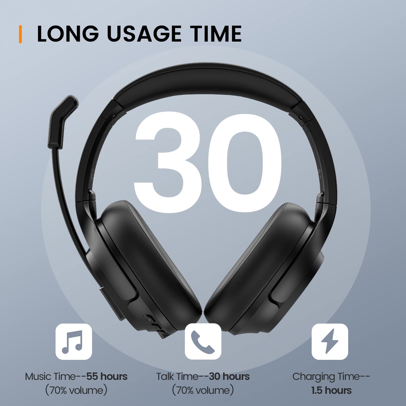 Foto 7 pulgar | Auriculares Bluetooth Eksa Para Pc Inalámbricos Con Micrófono Con Cancelación De Ruido - Venta Internacional.