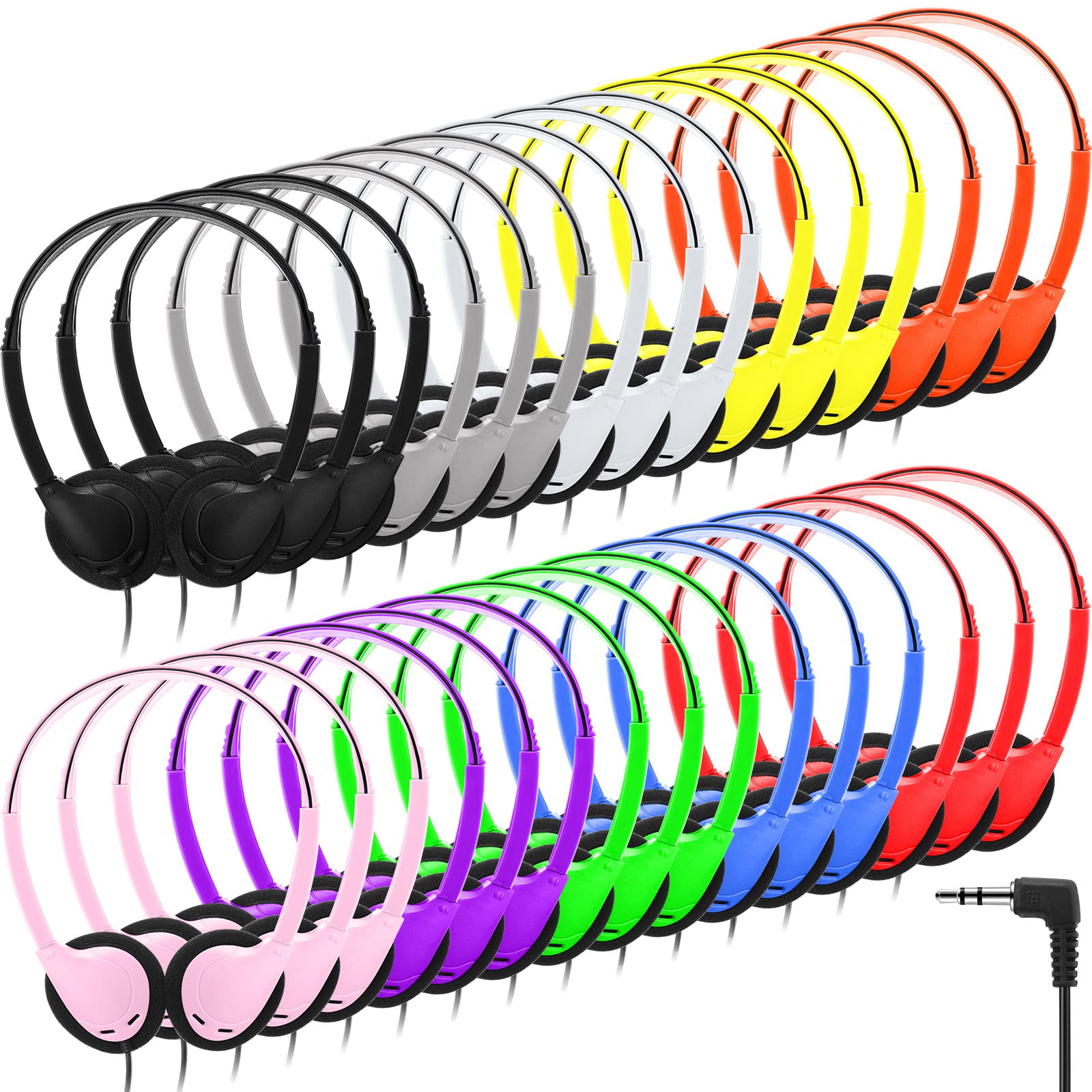 Foto 2 pulgar | Auriculares Kingdder Bulk Multicolor Para Colocar Sobre Las Orejas Con Conector De 3,5 Mm - Venta Internacional.