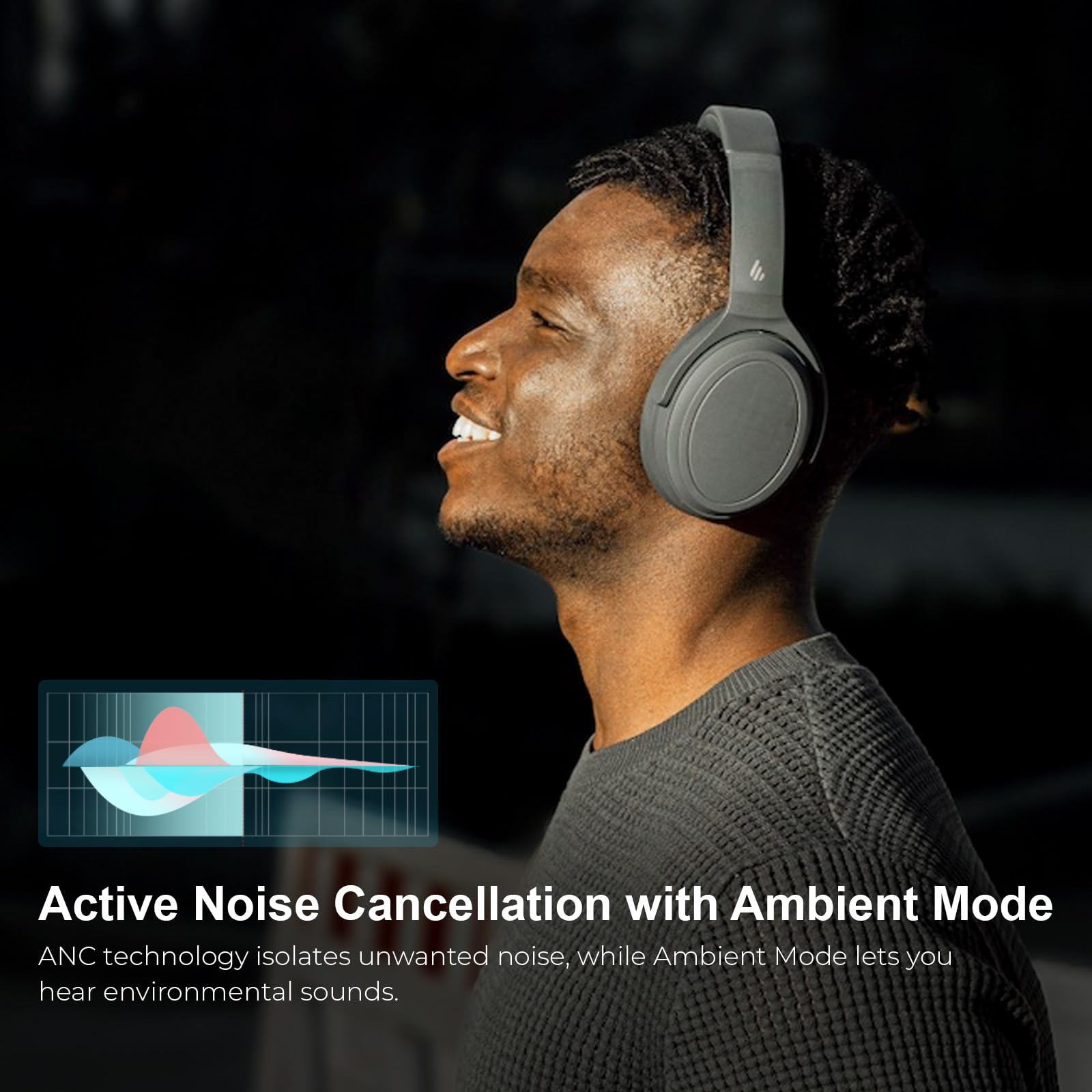 Foto 4 | Auriculares Supraaurales Inalámbricos Con Cancelación Activa De Ruido Edifier Wh700nb - Venta Internacional.