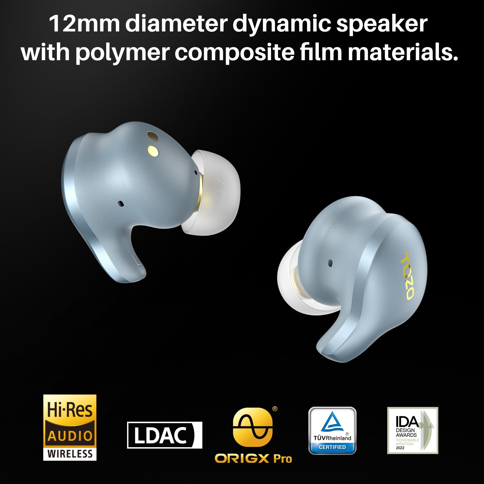 Foto 3 pulgar | Auriculares Inalámbricos Tozo Golden X1 Auriculares Bluetooth Azules - Venta Internacional.