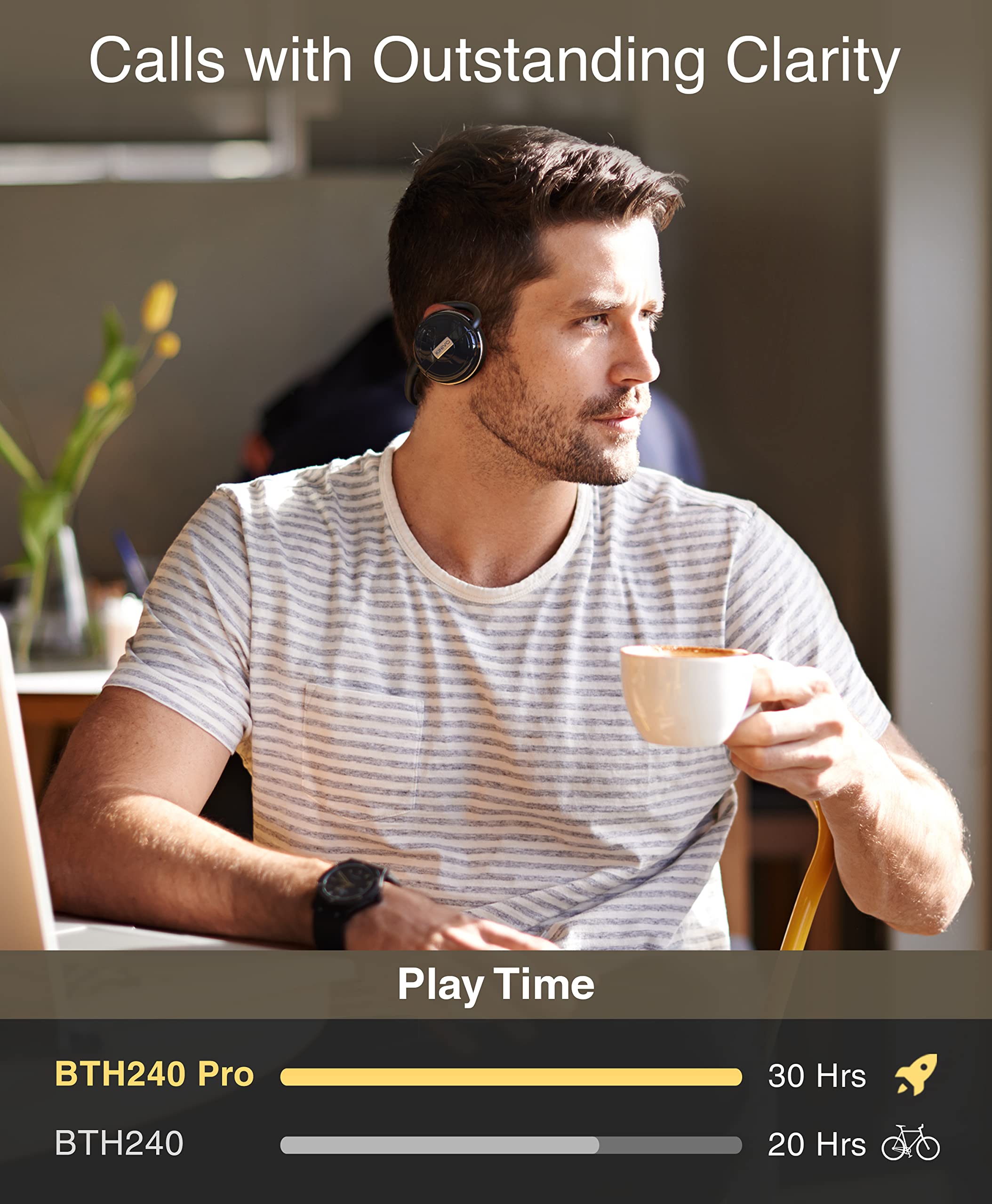 Foto 5 pulgar | Auriculares Inalámbricos Bluetooth Kinivo Bth240 Pro On-ear - Venta Internacional.