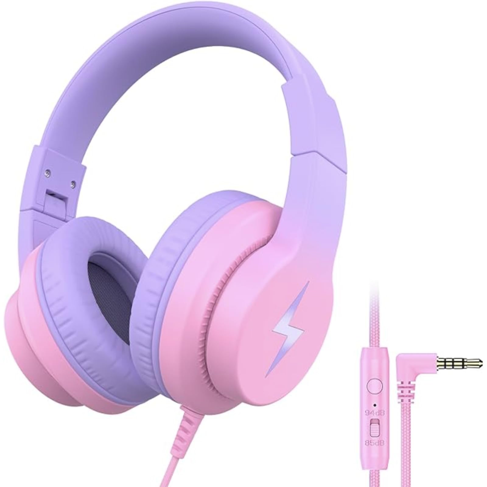 Auriculares Candy Bila Kids Con Cable Y Micrófono 85/94 Db, Color Rojo - Venta Internacional.