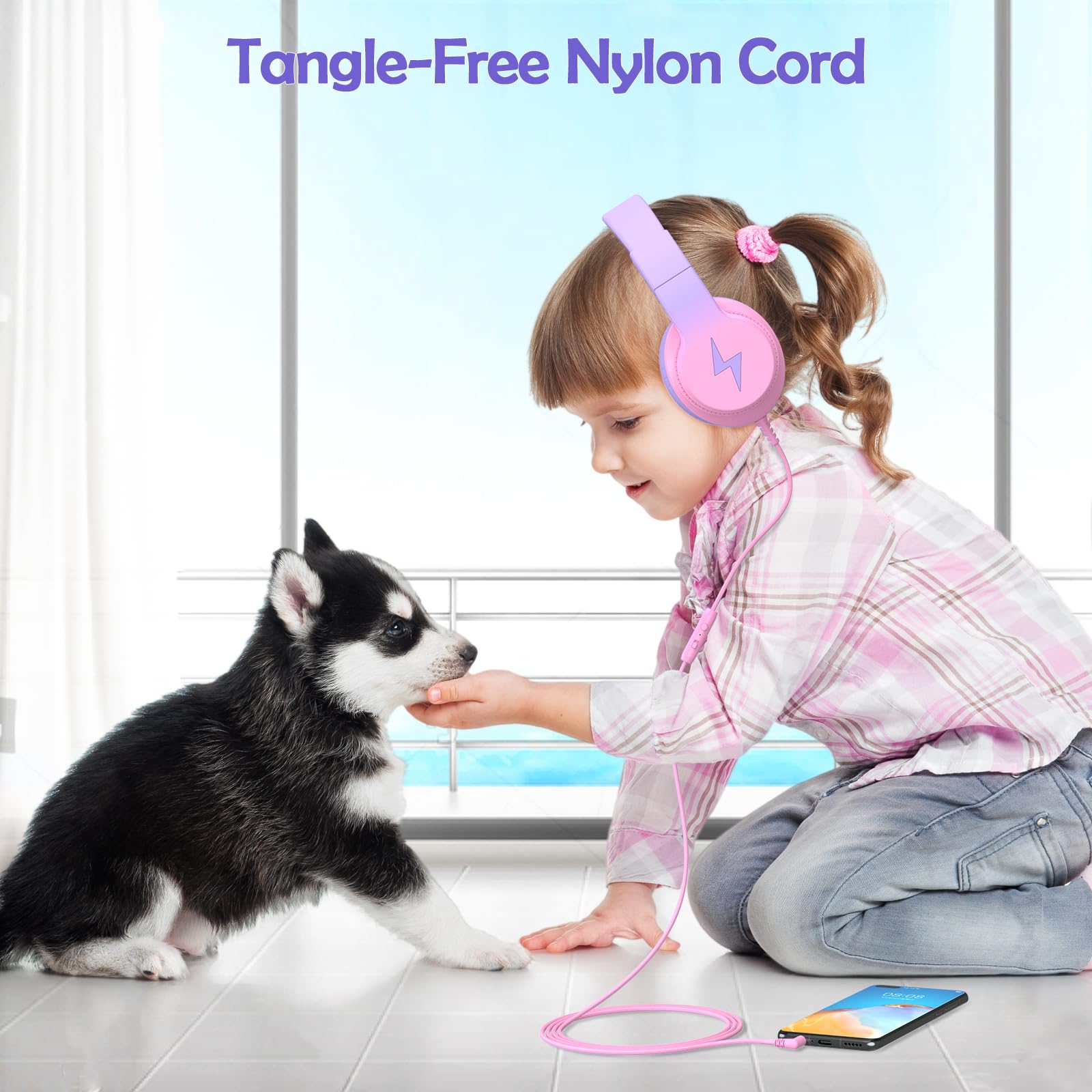Foto 4 | Auriculares Candy Bila Kids Con Cable Y Micrófono 85/94 Db, Color Rojo - Venta Internacional.