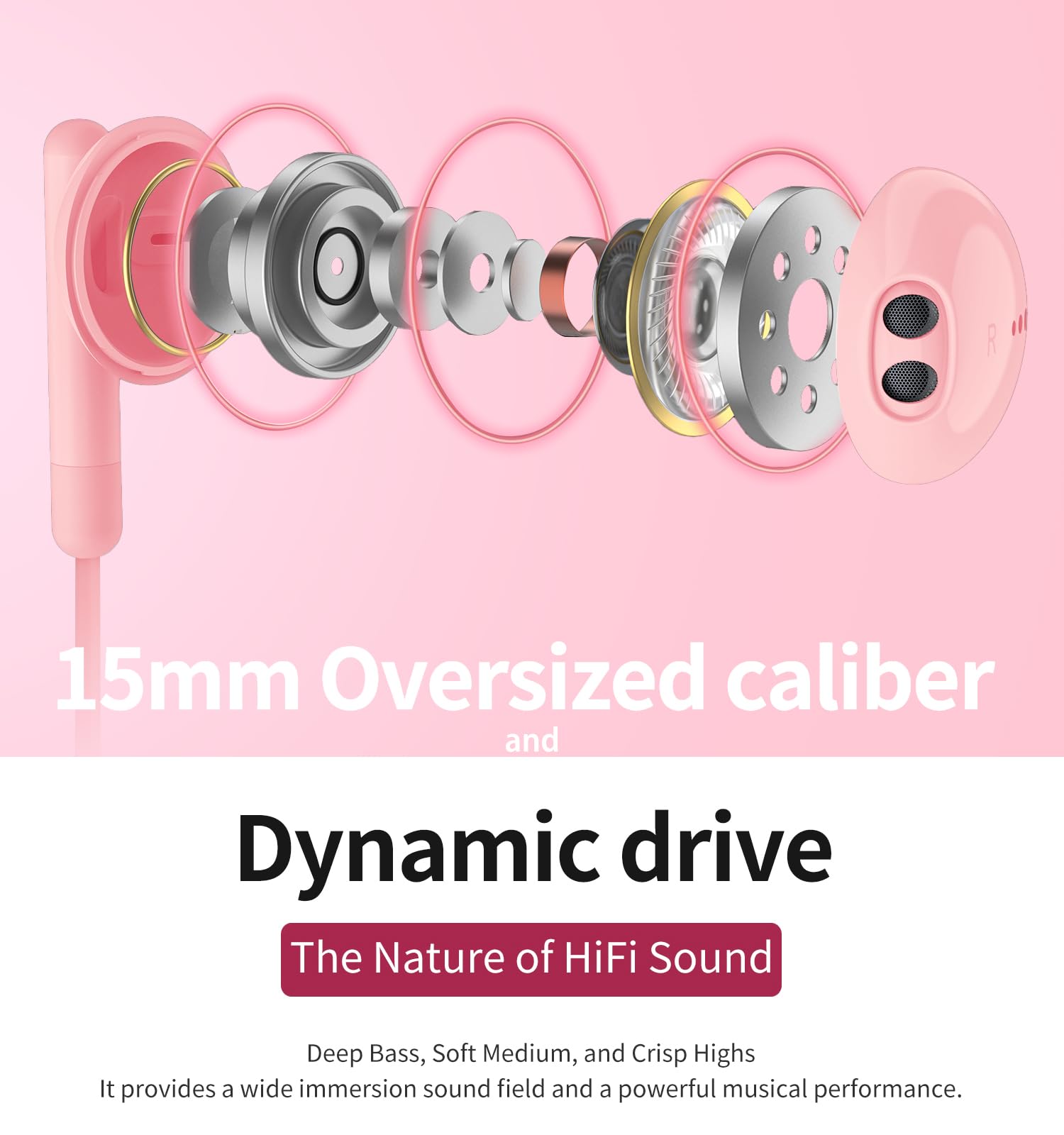 Foto 4 pulgar | Auriculares Con Cable Kimwood Con Micrófono Hifi Stereo - Venta Internacional.