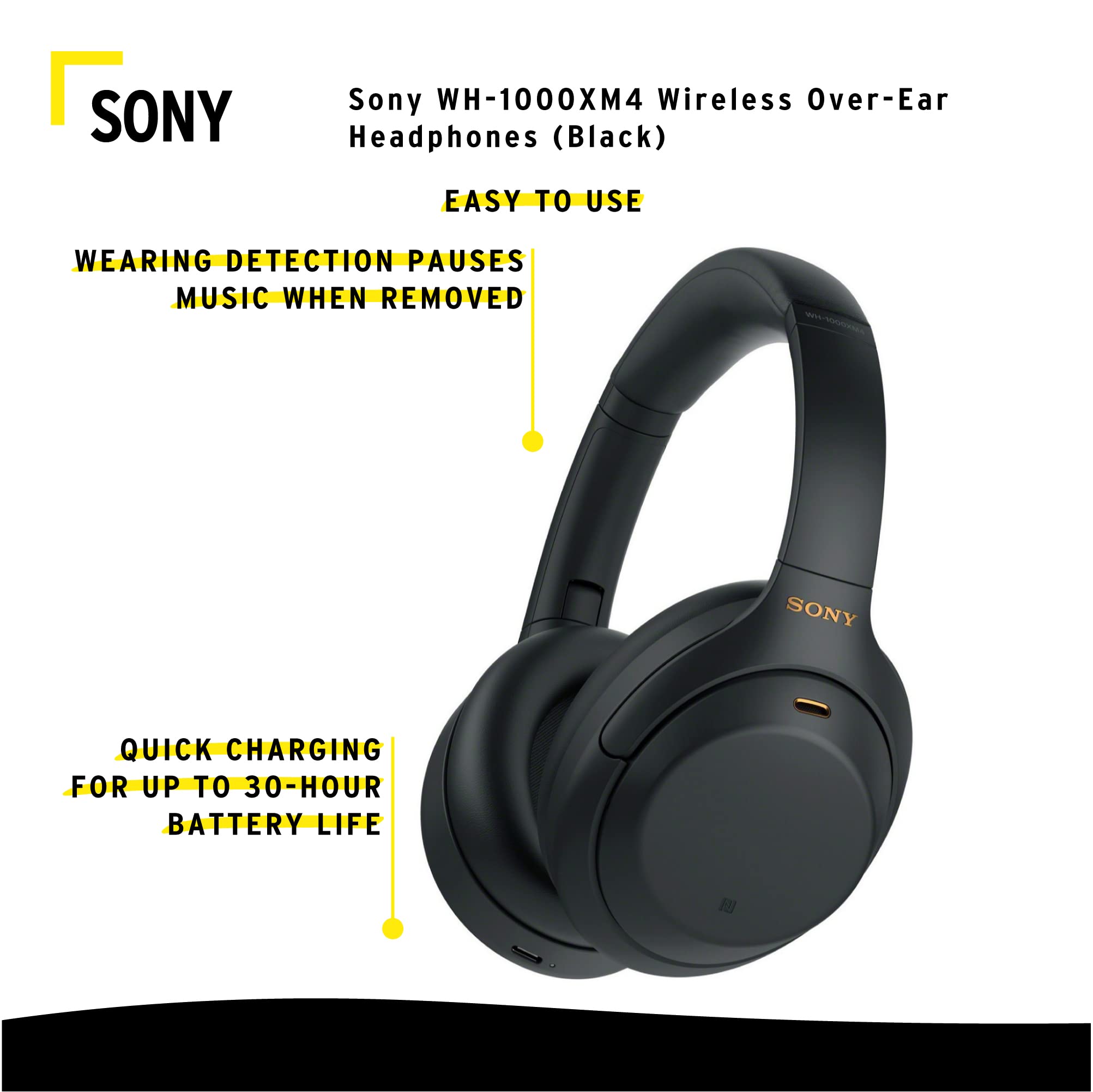 Foto 8 pulgar | Auriculares Sony Wh-1000xm4 Inalámbricos Bluetooth Negros - Venta Internacional.