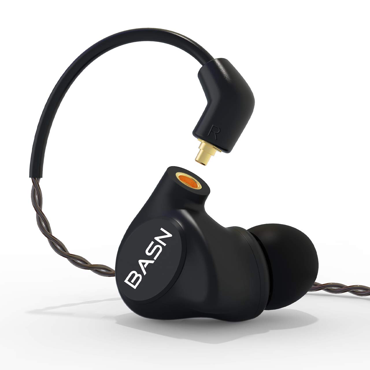 Monitores Intraurales Y Auriculares Basn Metalen, 4 Controladores, Negro Mate - Venta Internacional.