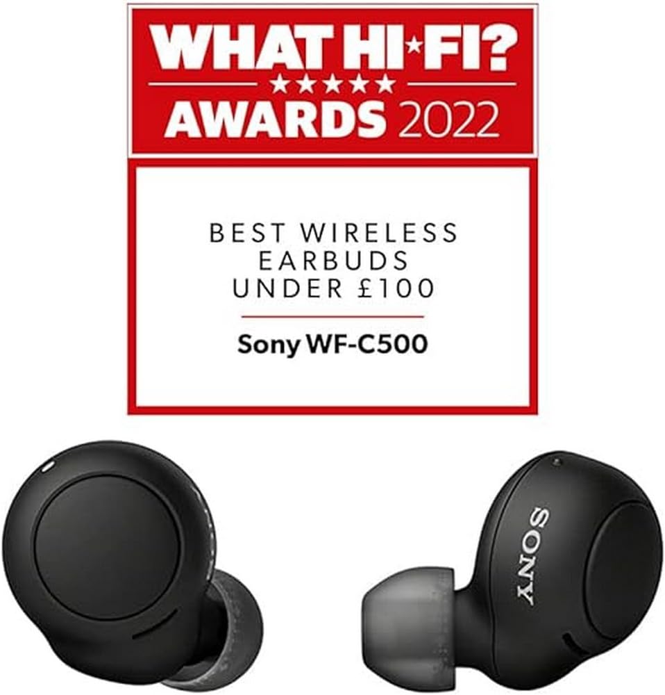 Foto 3 pulgar | Auriculares Inalámbricos True Wireless Sony Wf-c500b/bz Con Batería De 20 H, Color Negro - Venta Internacional.