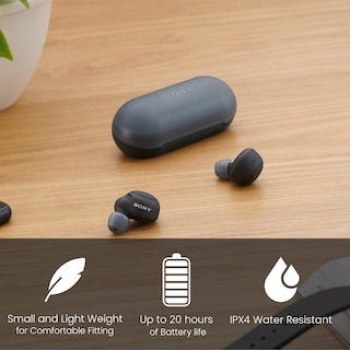 Foto 7 | Auriculares Inalámbricos True Wireless Sony Wf-c500b/bz Con Batería De 20 H, Color Negro - Venta Internacional.