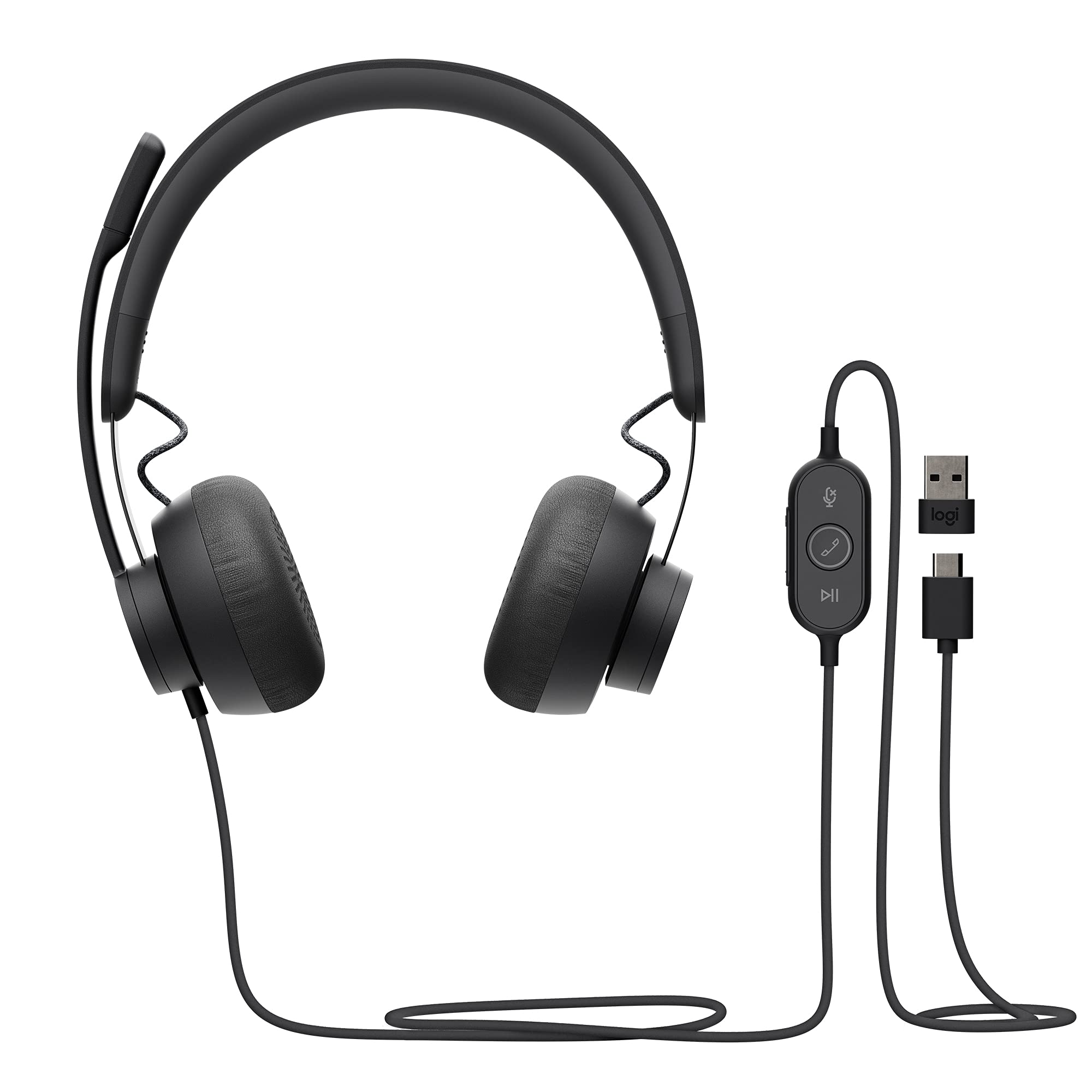 Auriculares Intraurales Logitech Zone 750 Con Cable Y Micrófono Con Cancelación De Ruido - Venta Internacional.