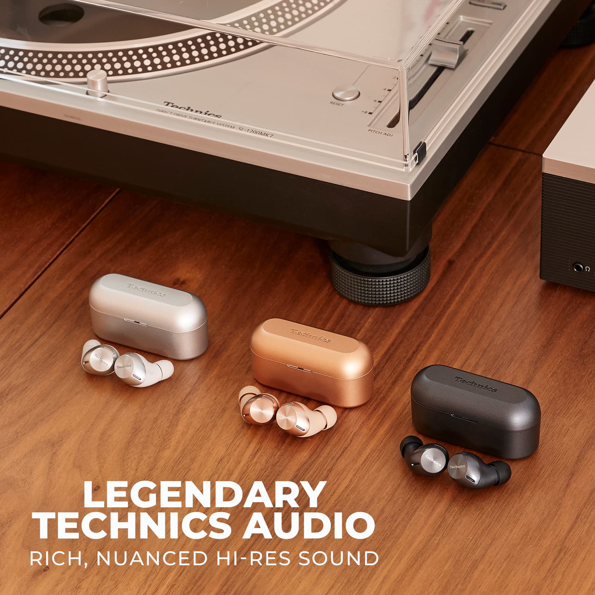 Foto 6 | Auriculares True Wireless Technics Eah-az40-k Con Micrófono Negros - Venta Internacional.