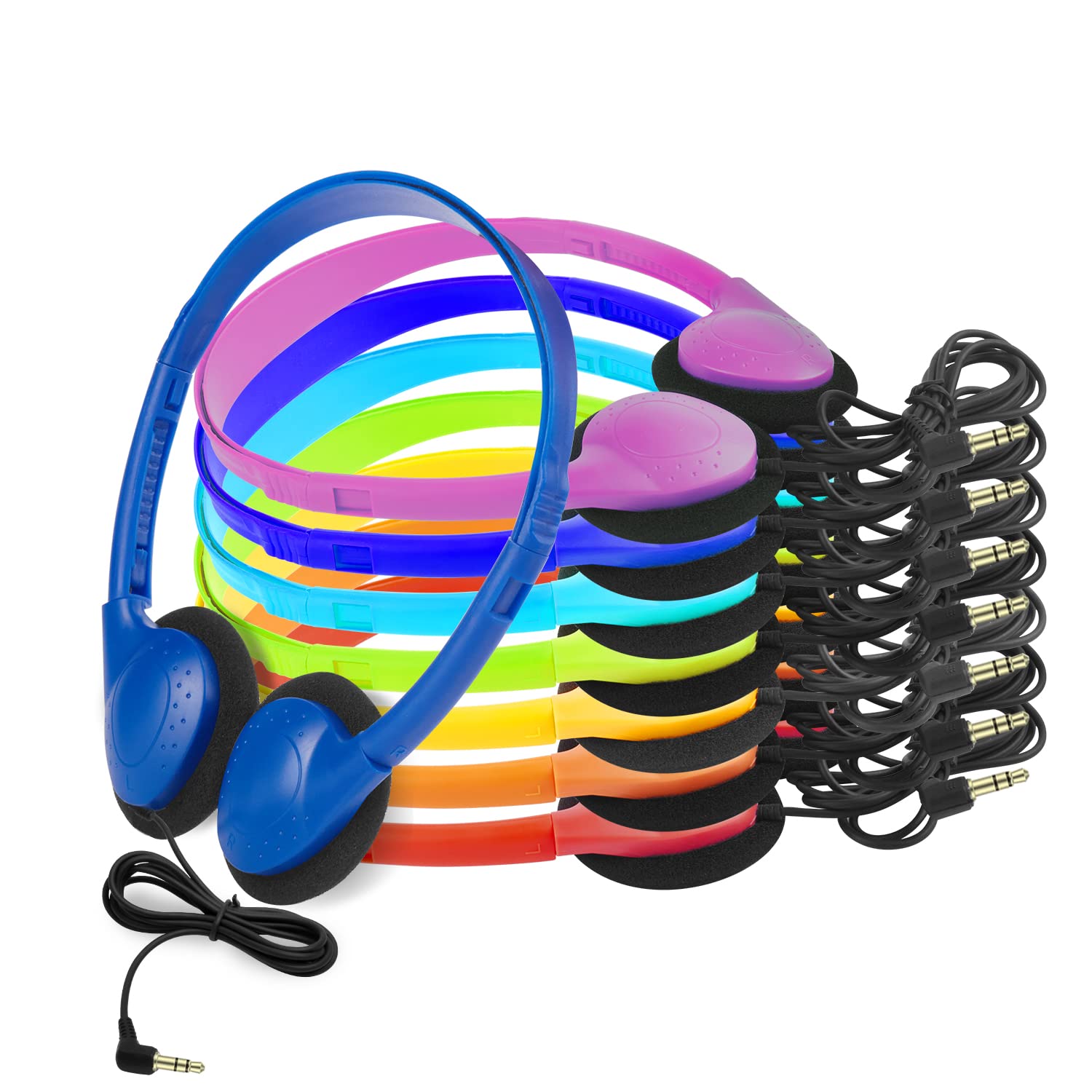 Foto 6 | Auriculares Cn-outlet Kids Bulk, Paquete De 32 Unidades Para Aula Escolar - Venta Internacional.