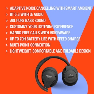 Foto 6 | Auriculares Inalámbricos JBL Tune 770NC con Cancelación de Ruido Adaptativa - Venta Internacional