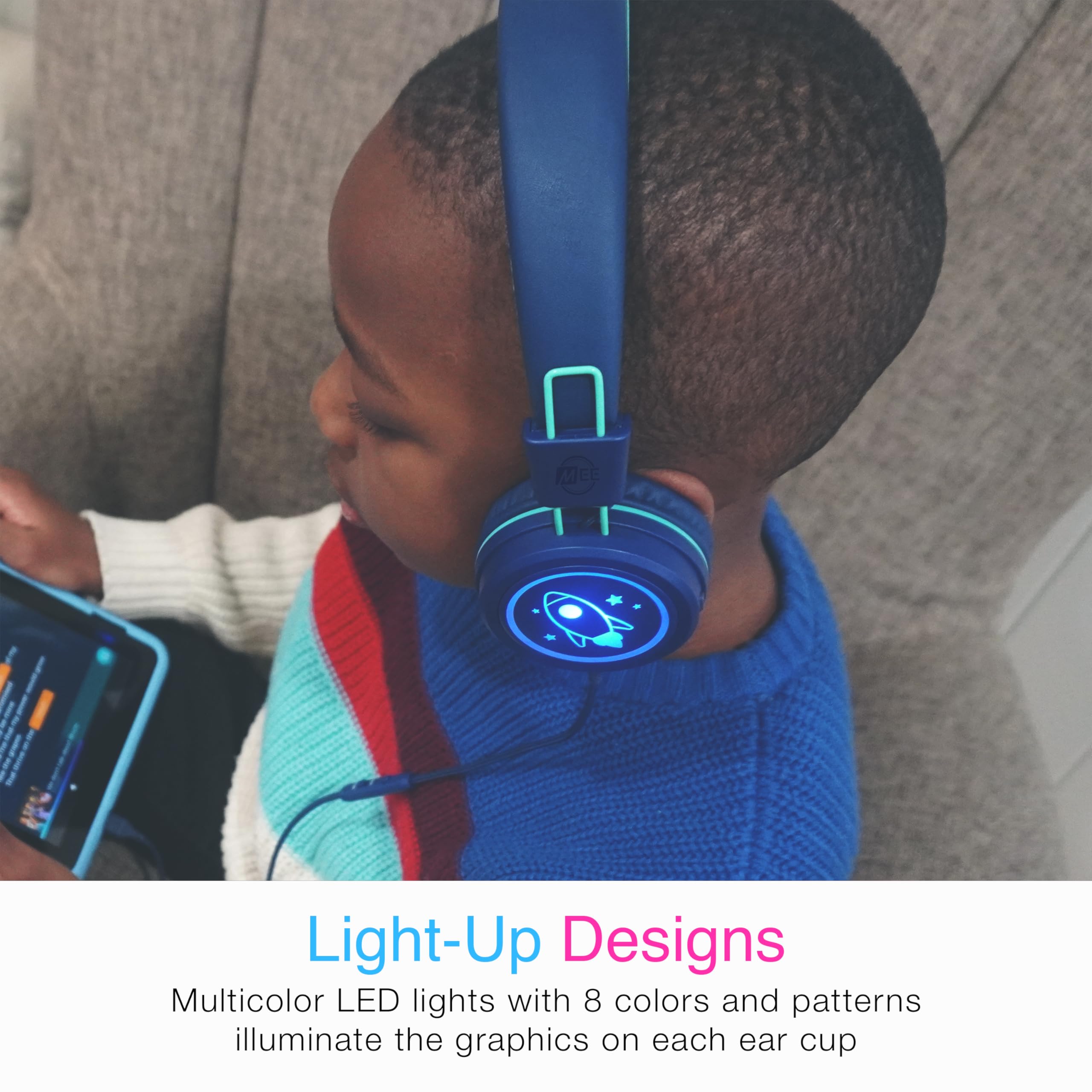Foto 4 pulgar | Auriculares Mee Audio Kidjamz Kj55 Safe Listening Usb-c Azul - Venta Internacional.